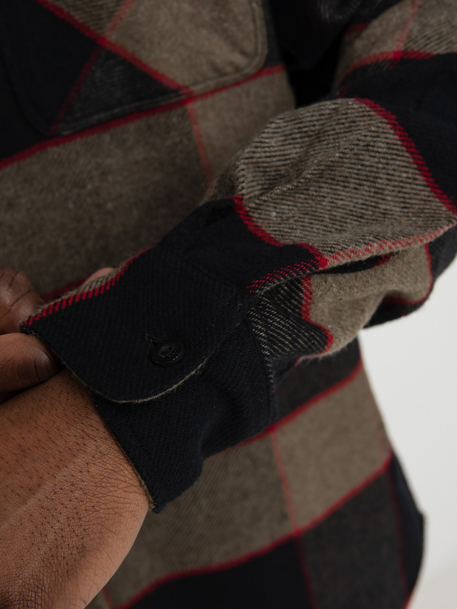Koszula Brixton Bowery Flannel Ls (heather grey/charcoal)