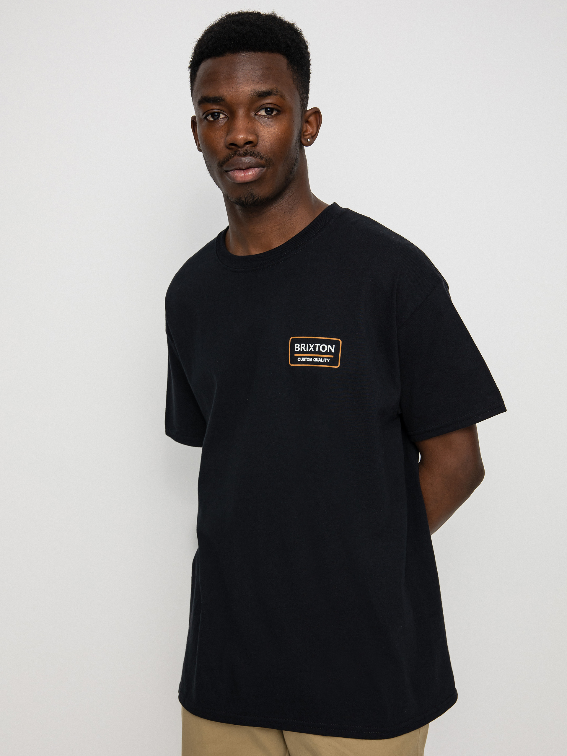 T-shirt Brixton Palmer Proper (black)