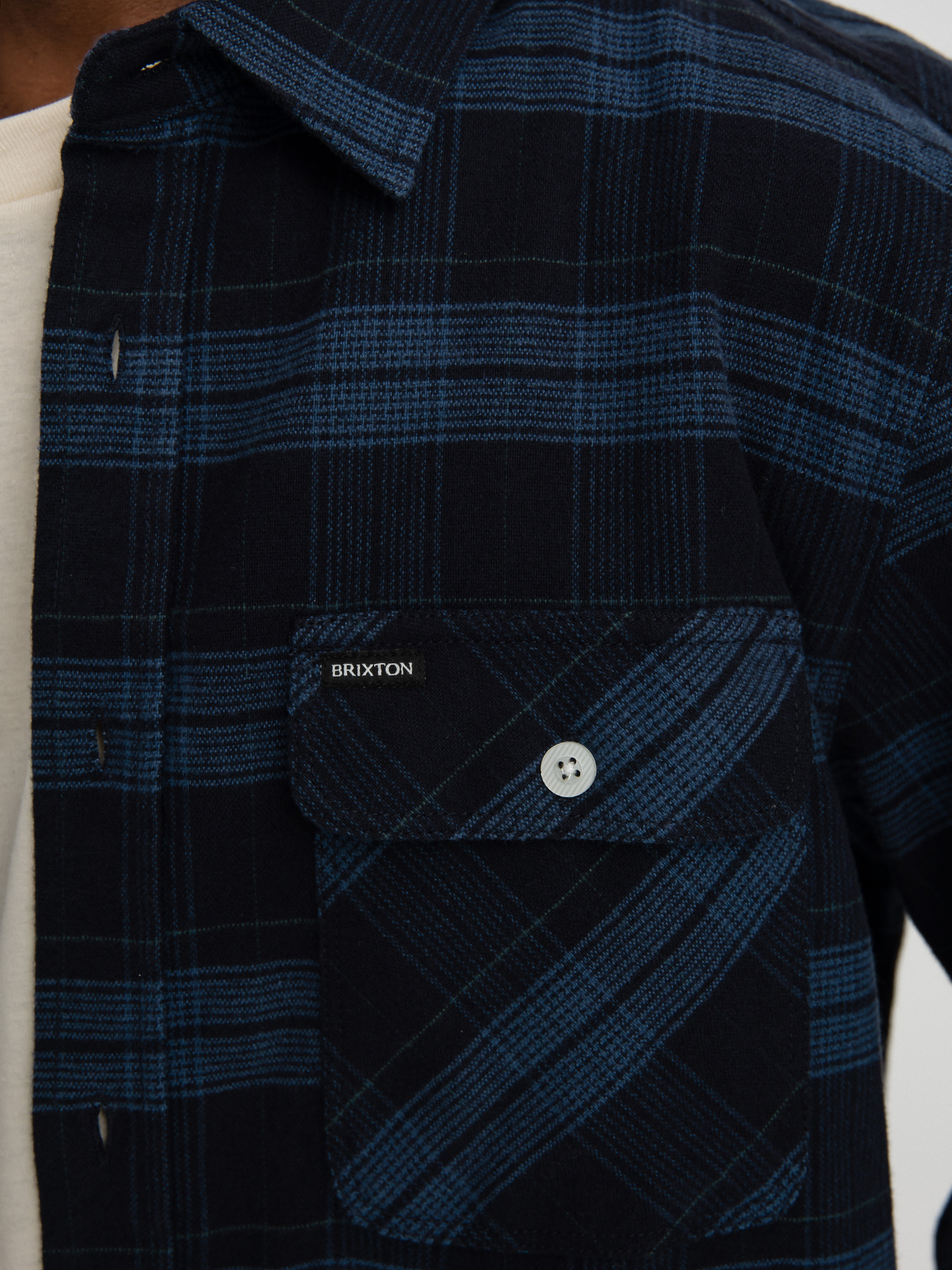 Koszula Brixton Bowery Stretch Flannel Ls (navy)