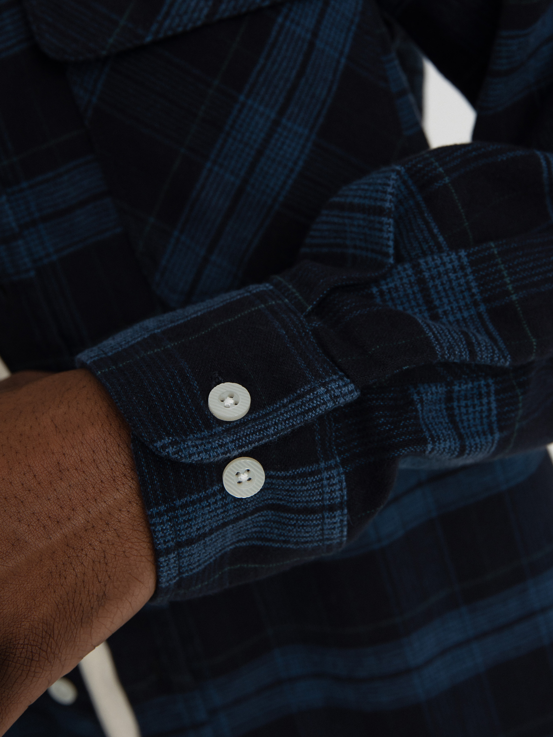 Koszula Brixton Bowery Stretch Flannel Ls (navy)
