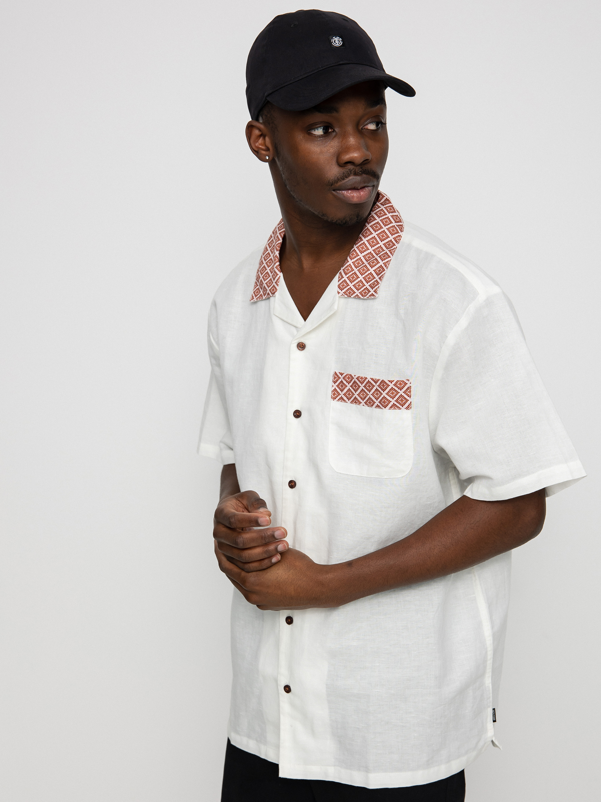 Koszula Brixton Bunker (off white)