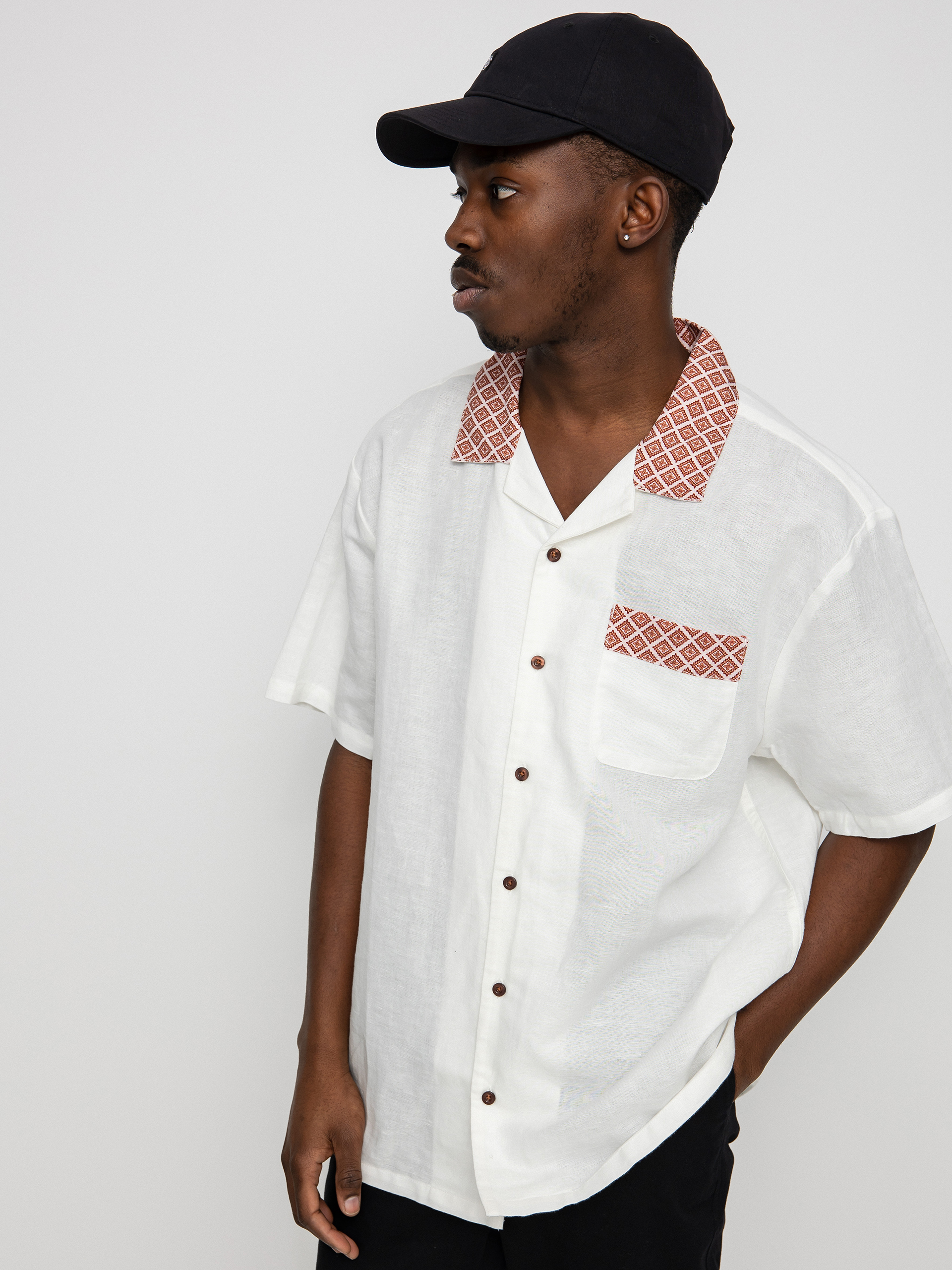 Koszula Brixton Bunker (off white)