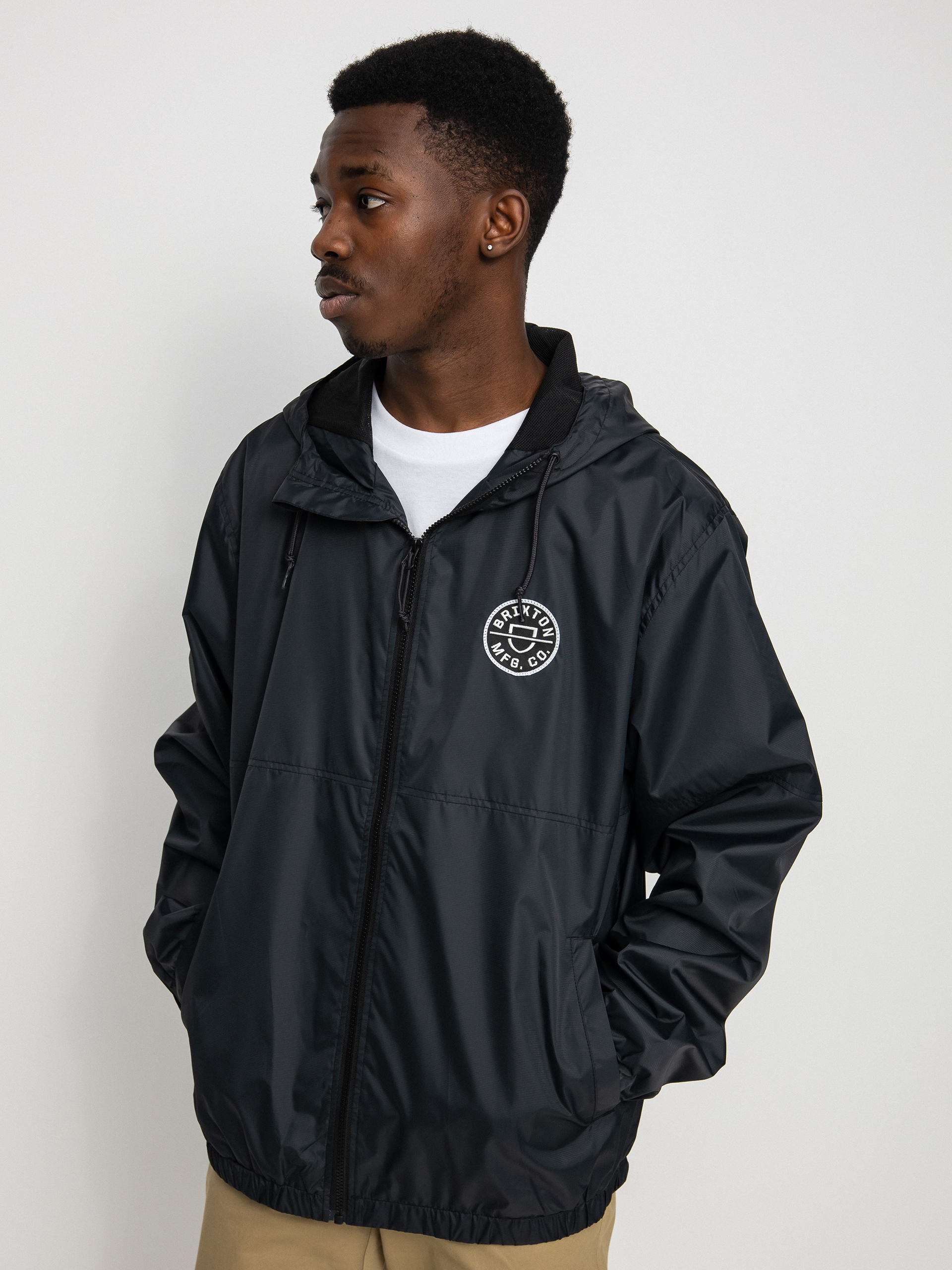Kurtka Brixton Claxton Crest Lw Zip HD (black/black)