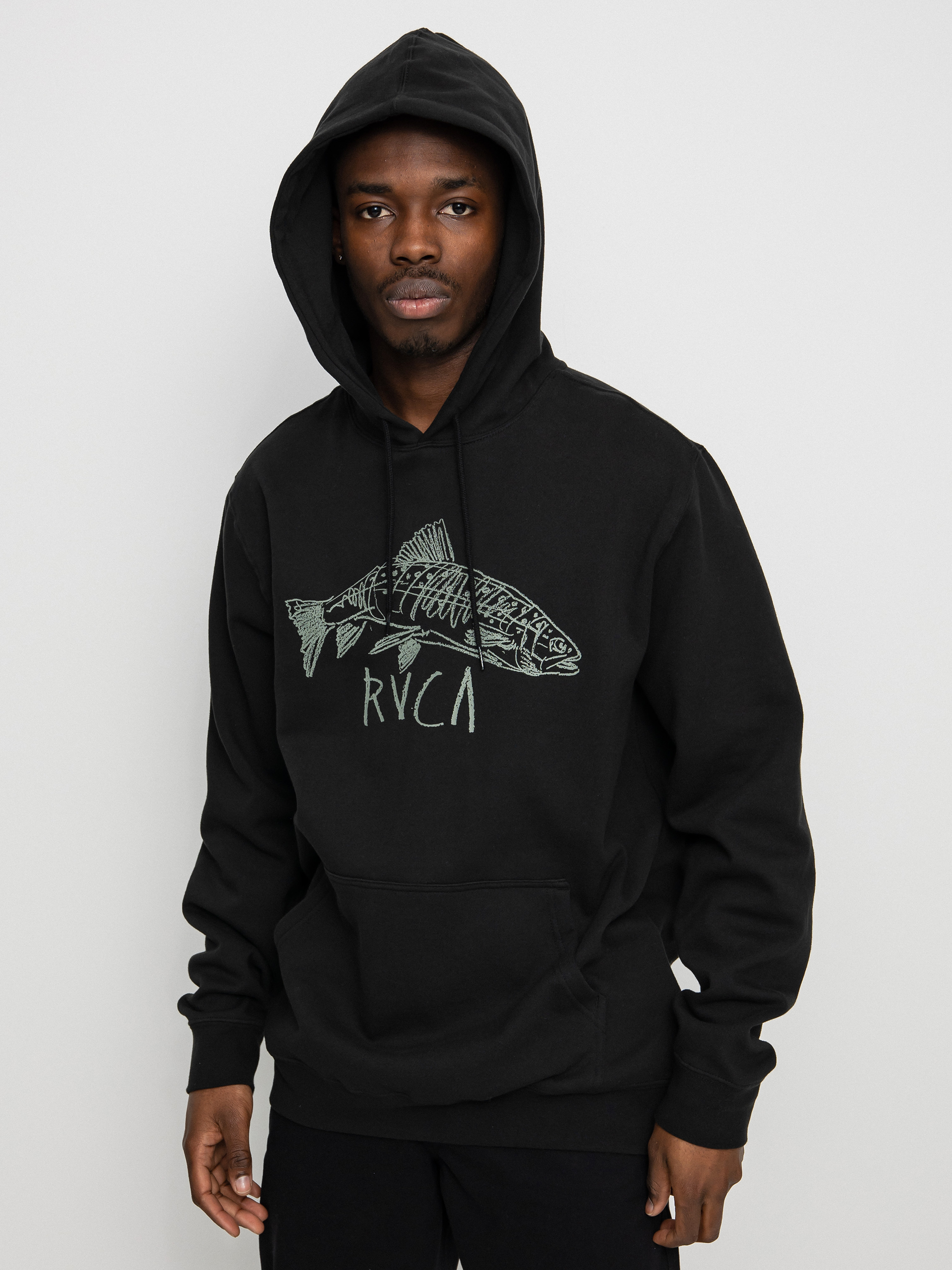 Bluza z kapturem RVCA Downstream HD (black)