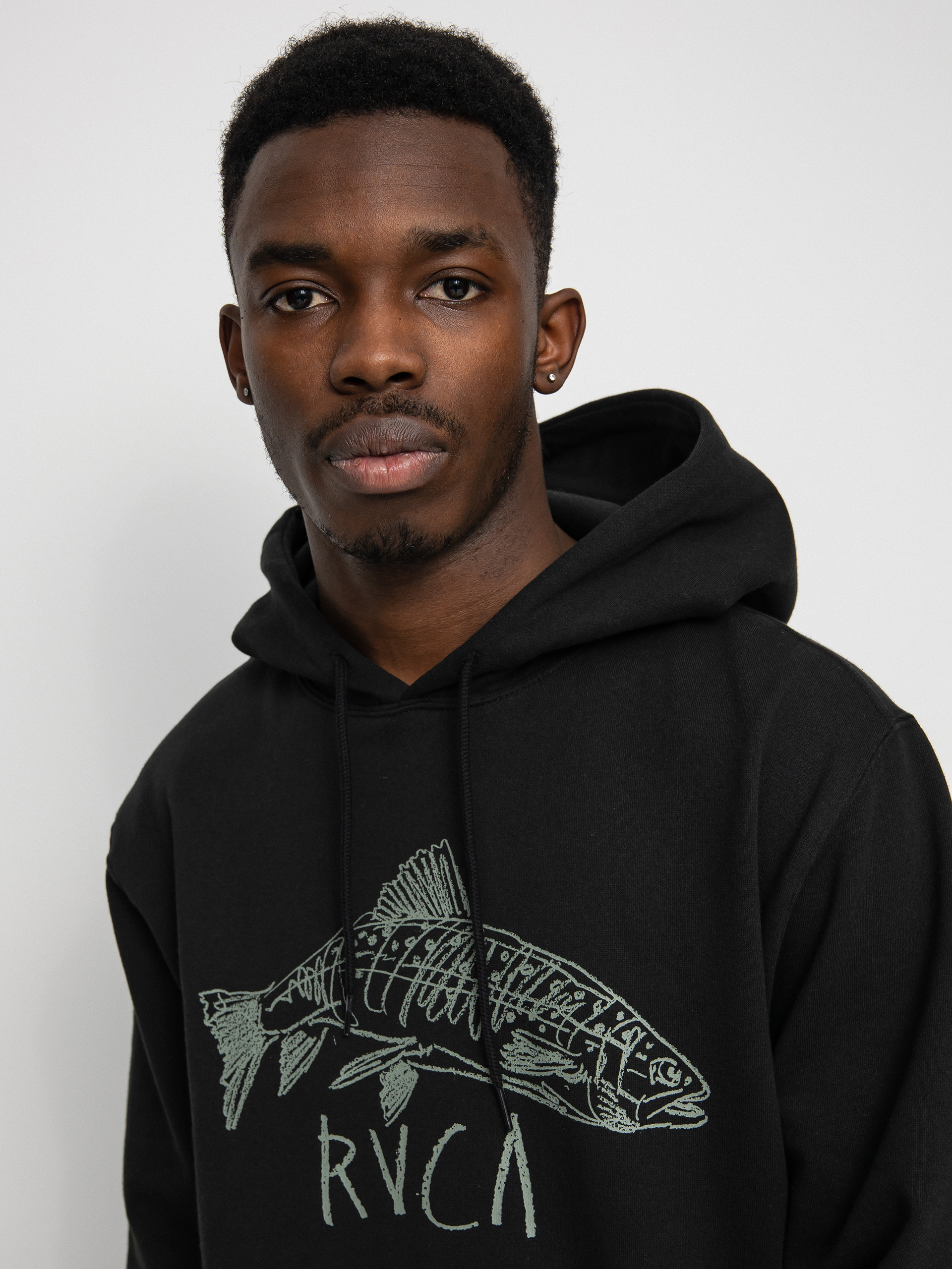 Bluza z kapturem RVCA Downstream HD (black)