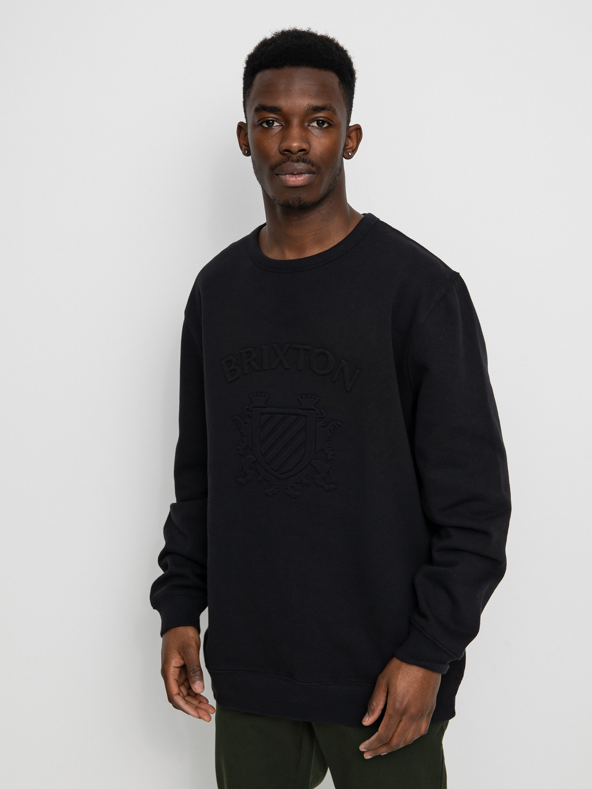 Bluza Brixton Lion Crest Crew (black)