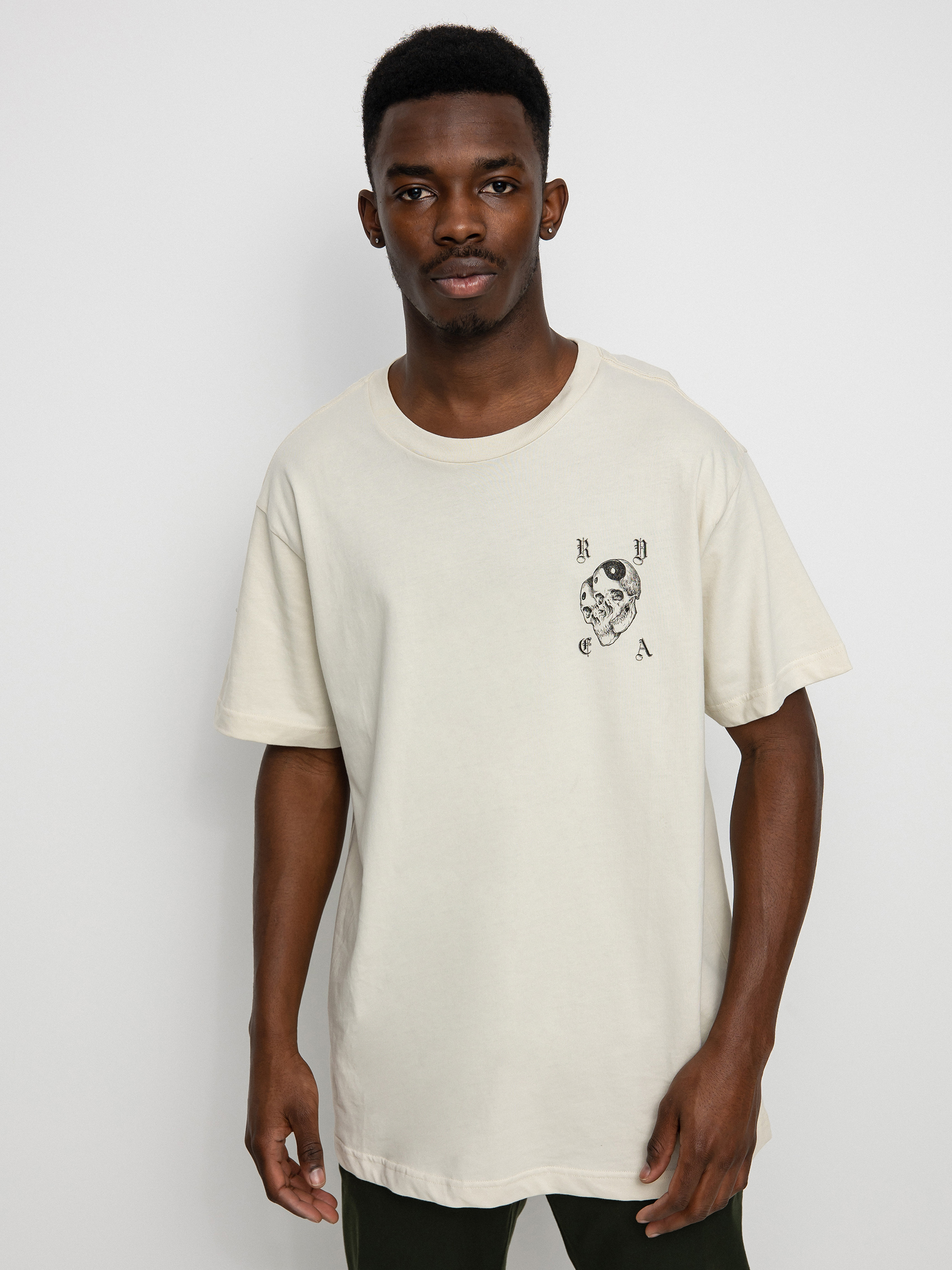 T-shirt RVCA Cosmic Crew (silver bleach)