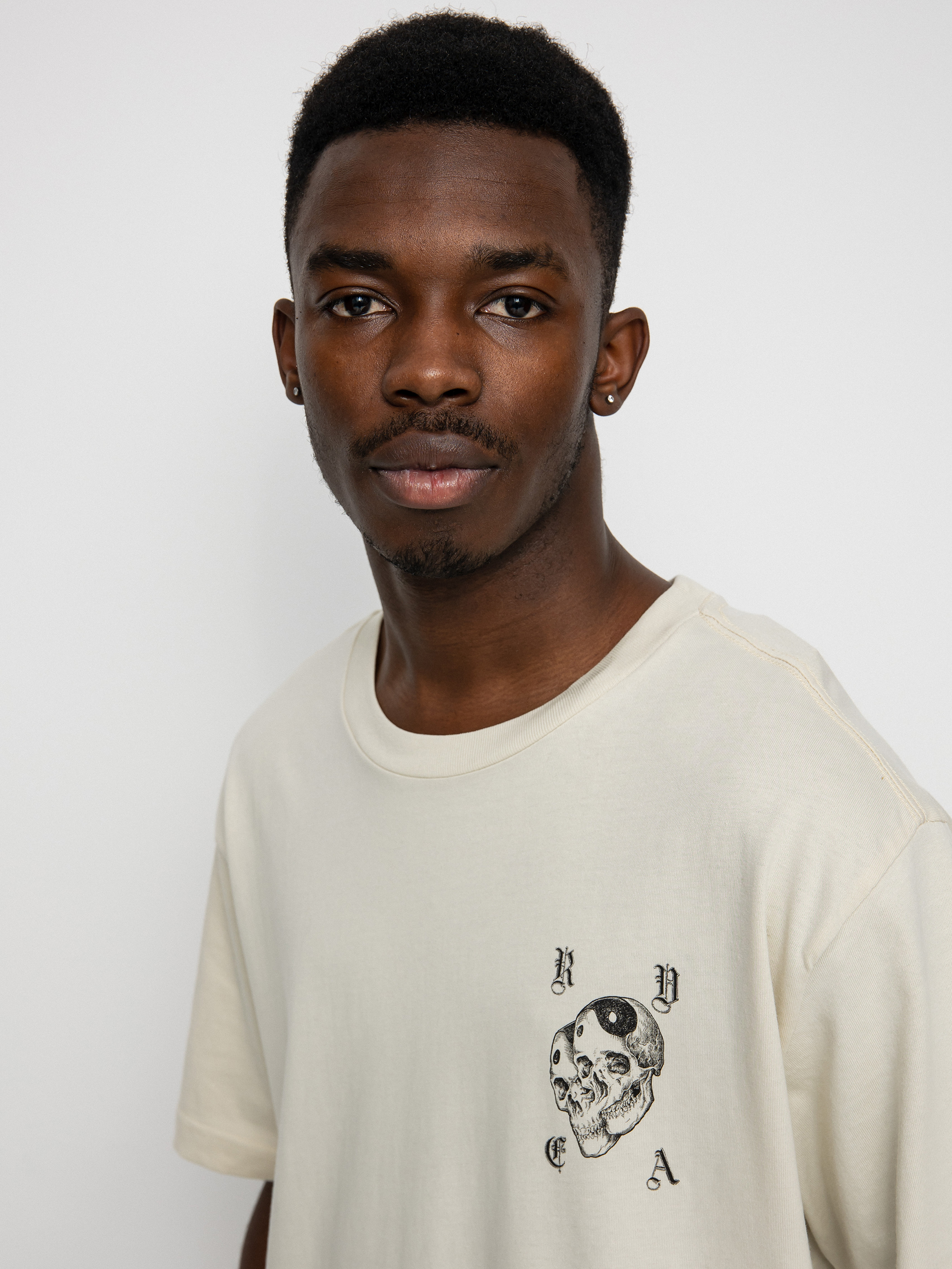 T-shirt RVCA Cosmic Crew (silver bleach)