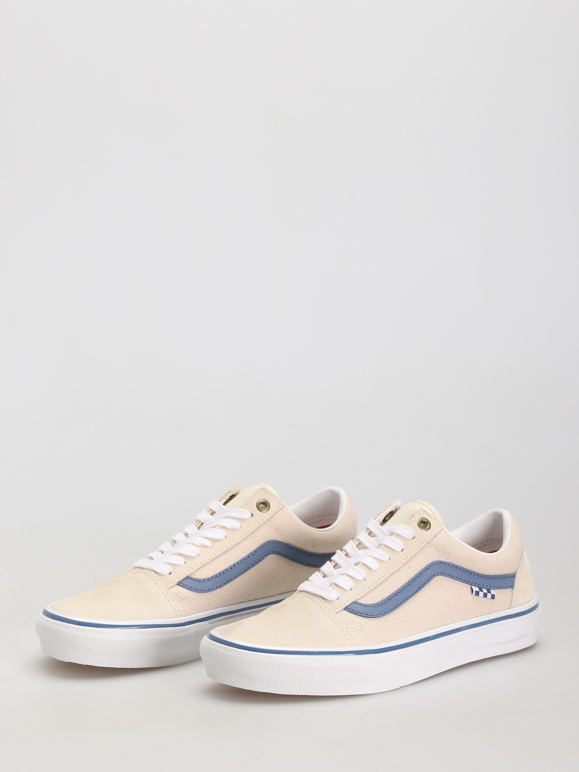 Buty Vans Skate Old Skool (raw canvas/classic white)