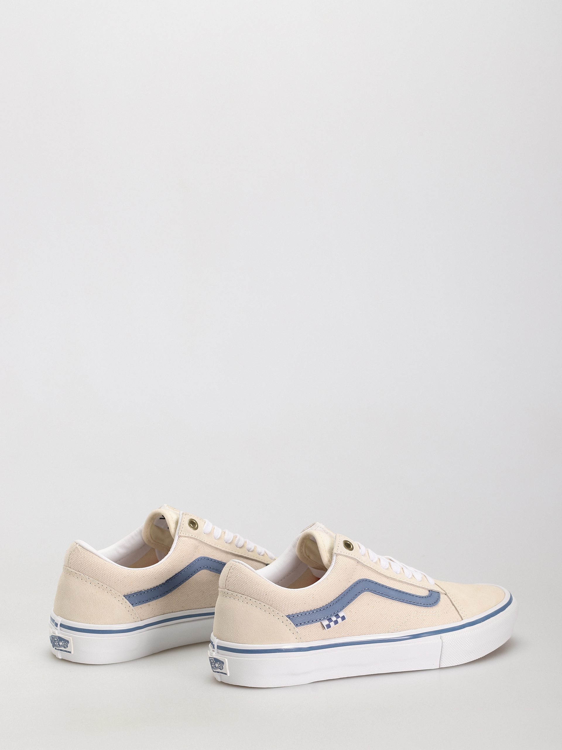 Buty Vans Skate Old Skool (raw canvas/classic white)