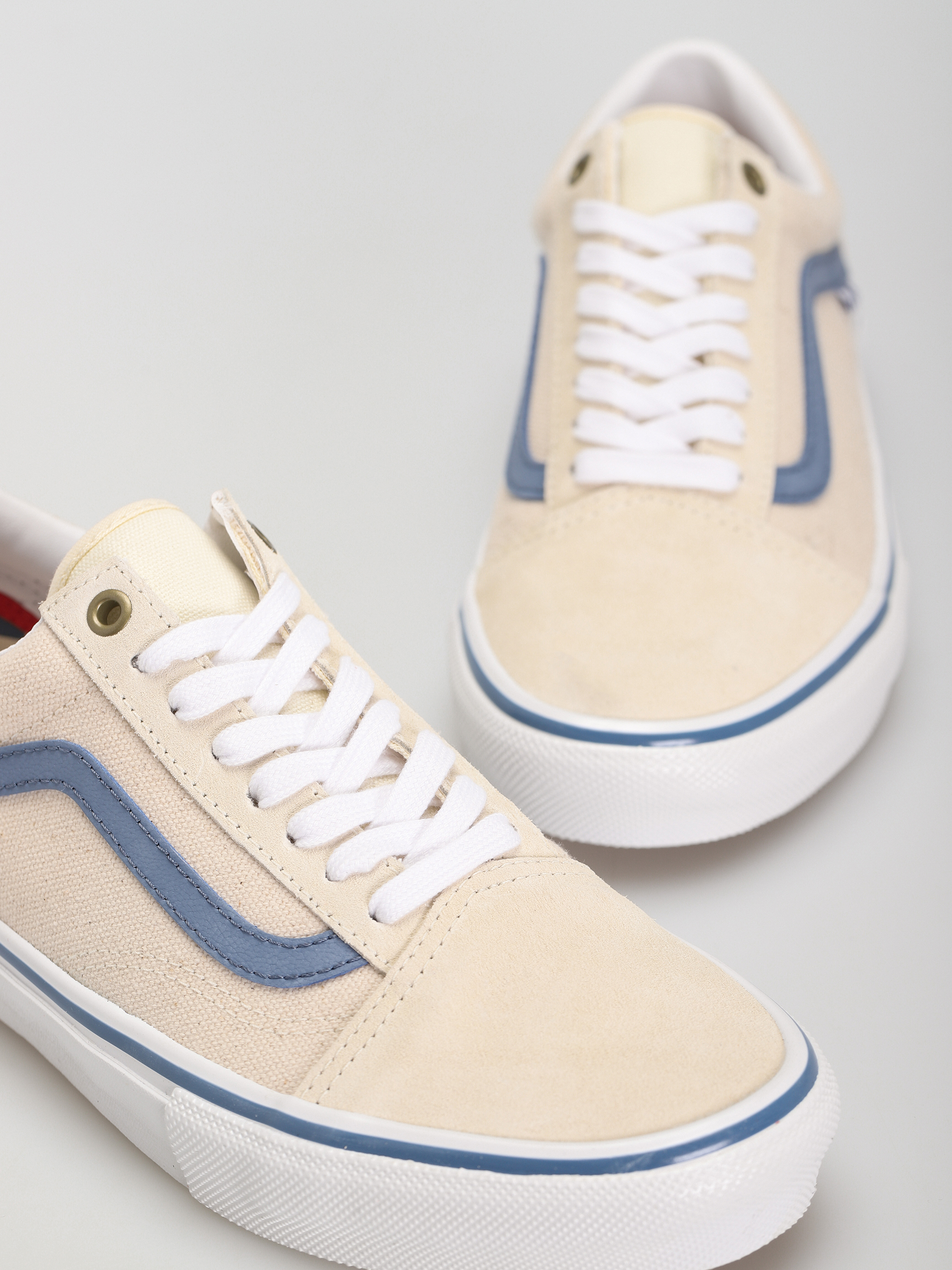 Buty Vans Skate Old Skool (raw canvas/classic white)