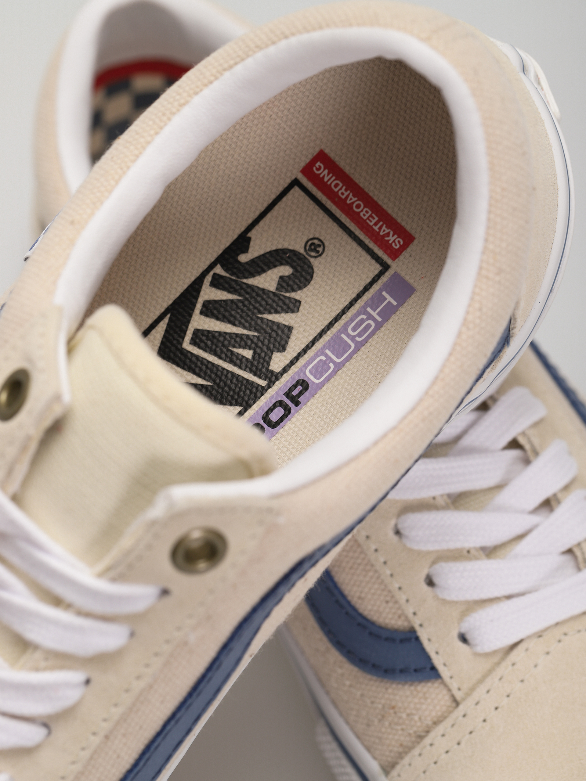 Buty Vans Skate Old Skool (raw canvas/classic white)