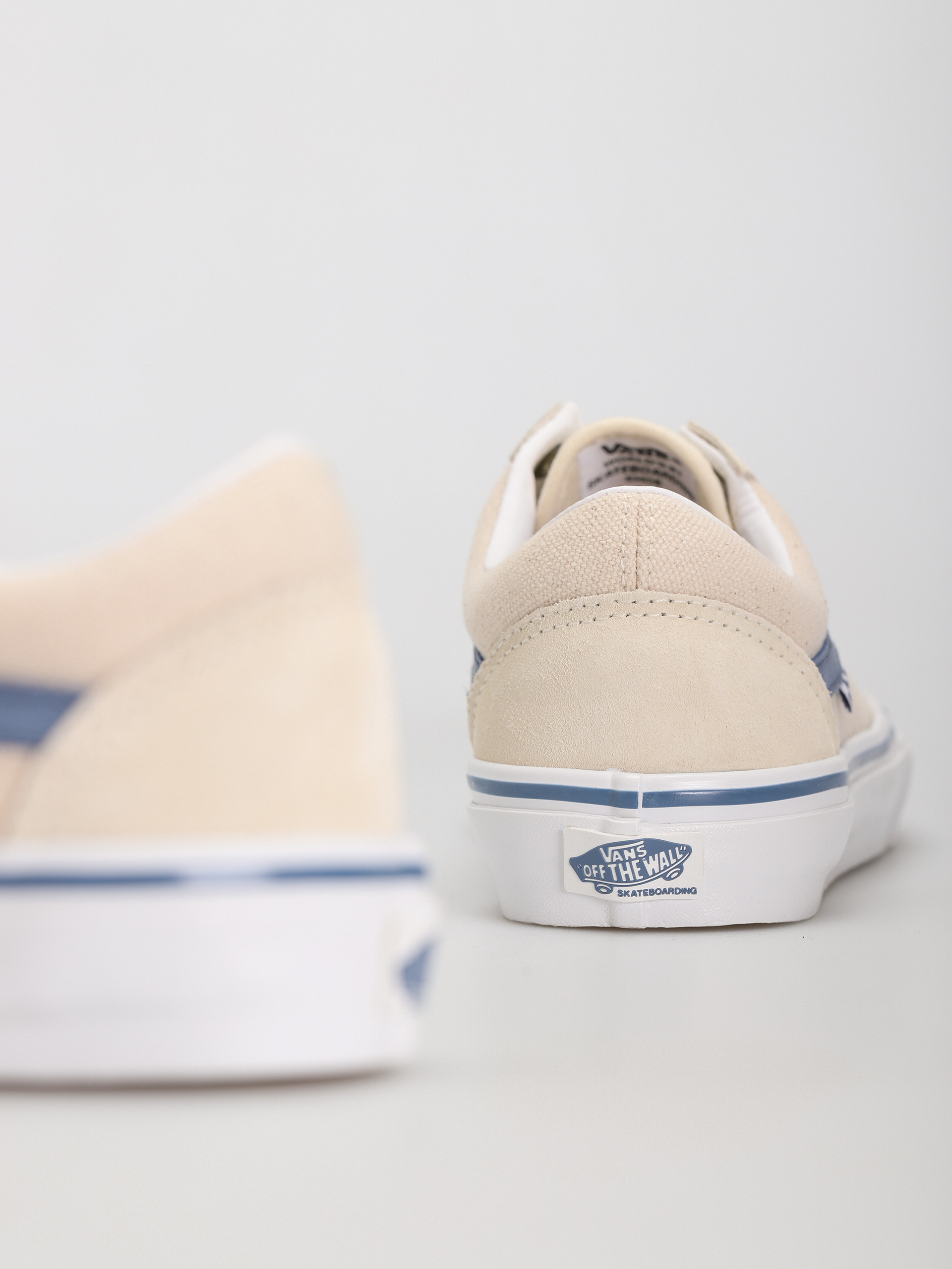 Buty Vans Skate Old Skool (raw canvas/classic white)