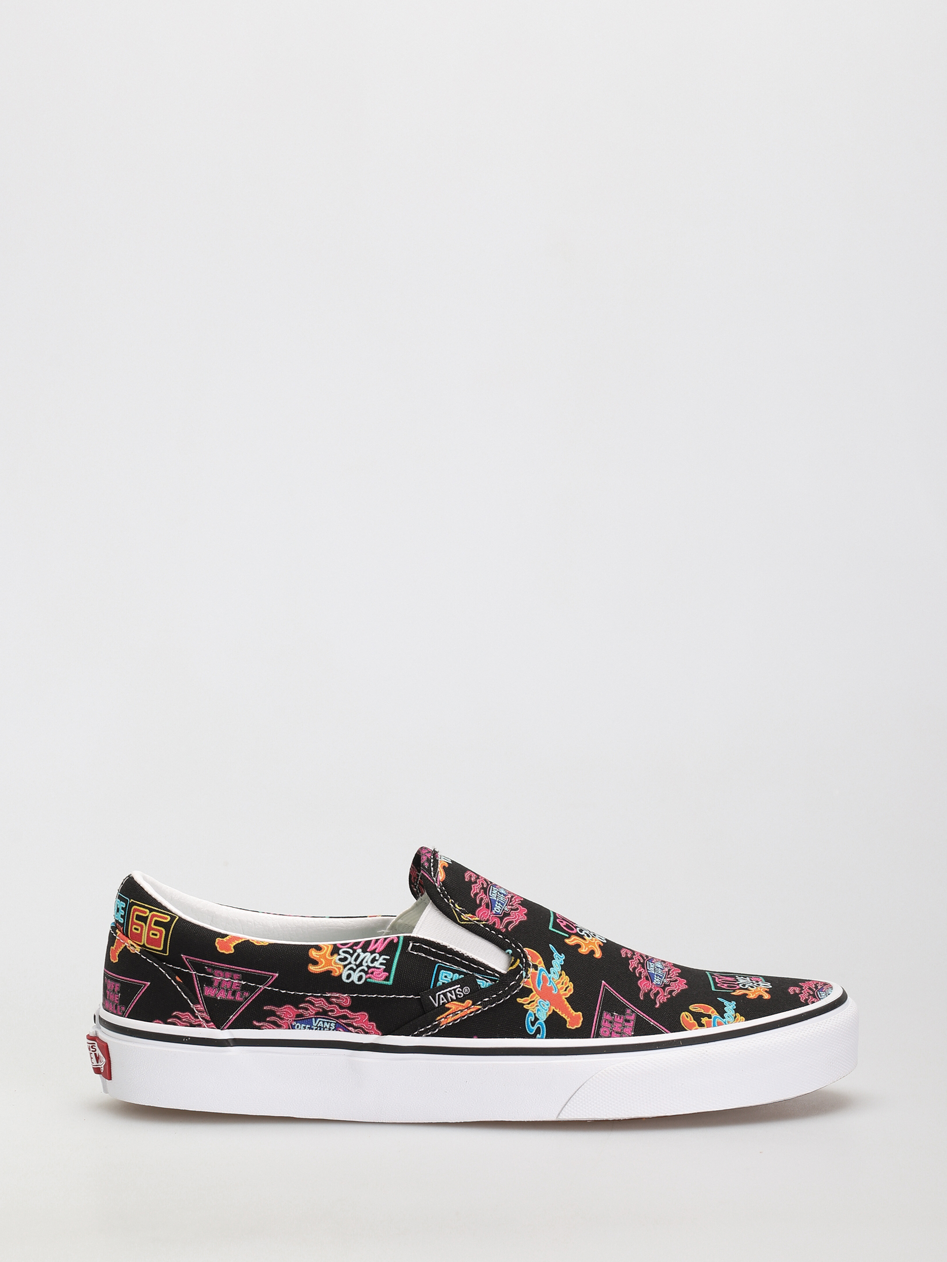 Buty Vans Classic Slip On (vans market/black/neon)