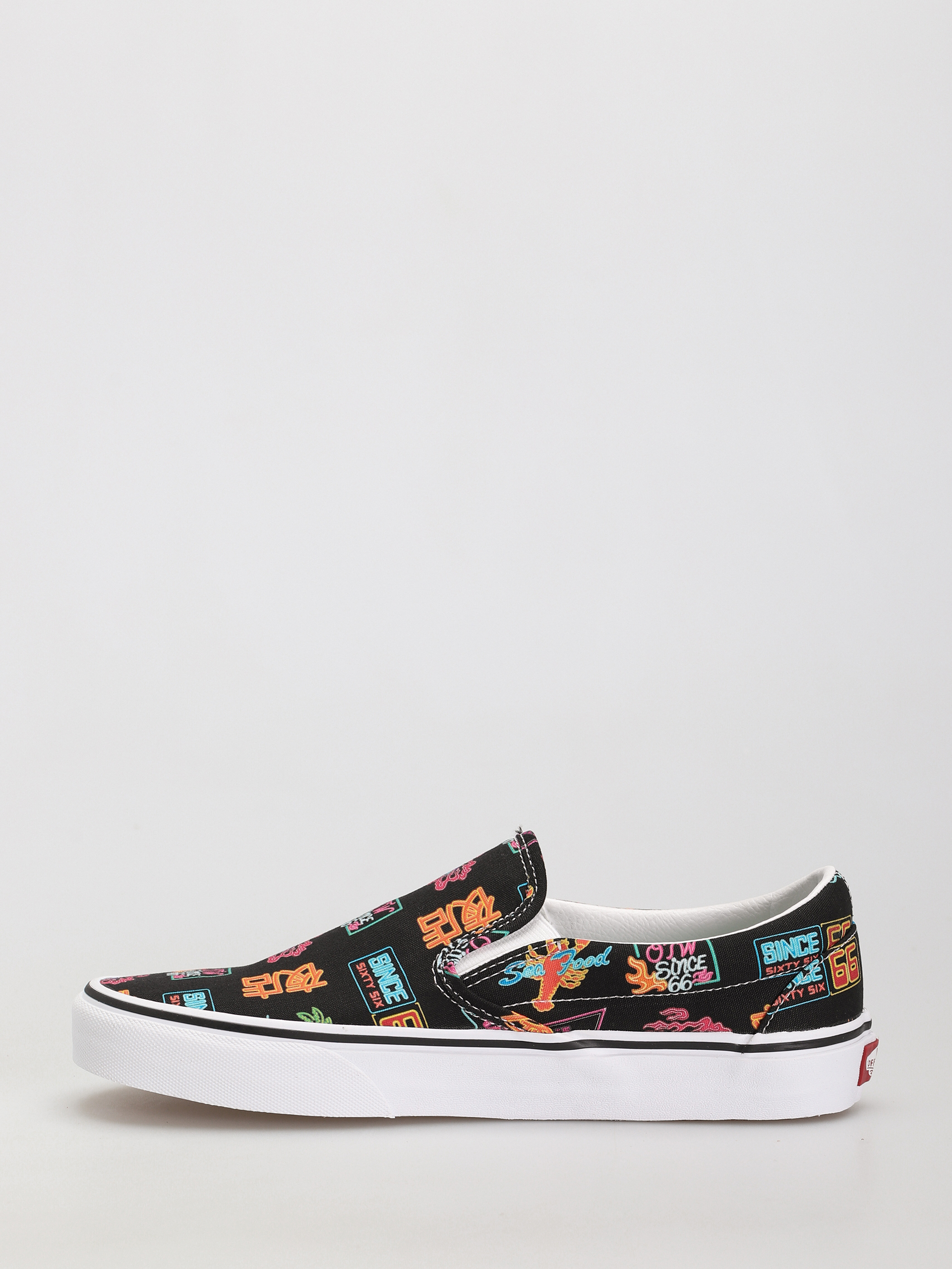 Buty Vans Classic Slip On (vans market/black/neon)