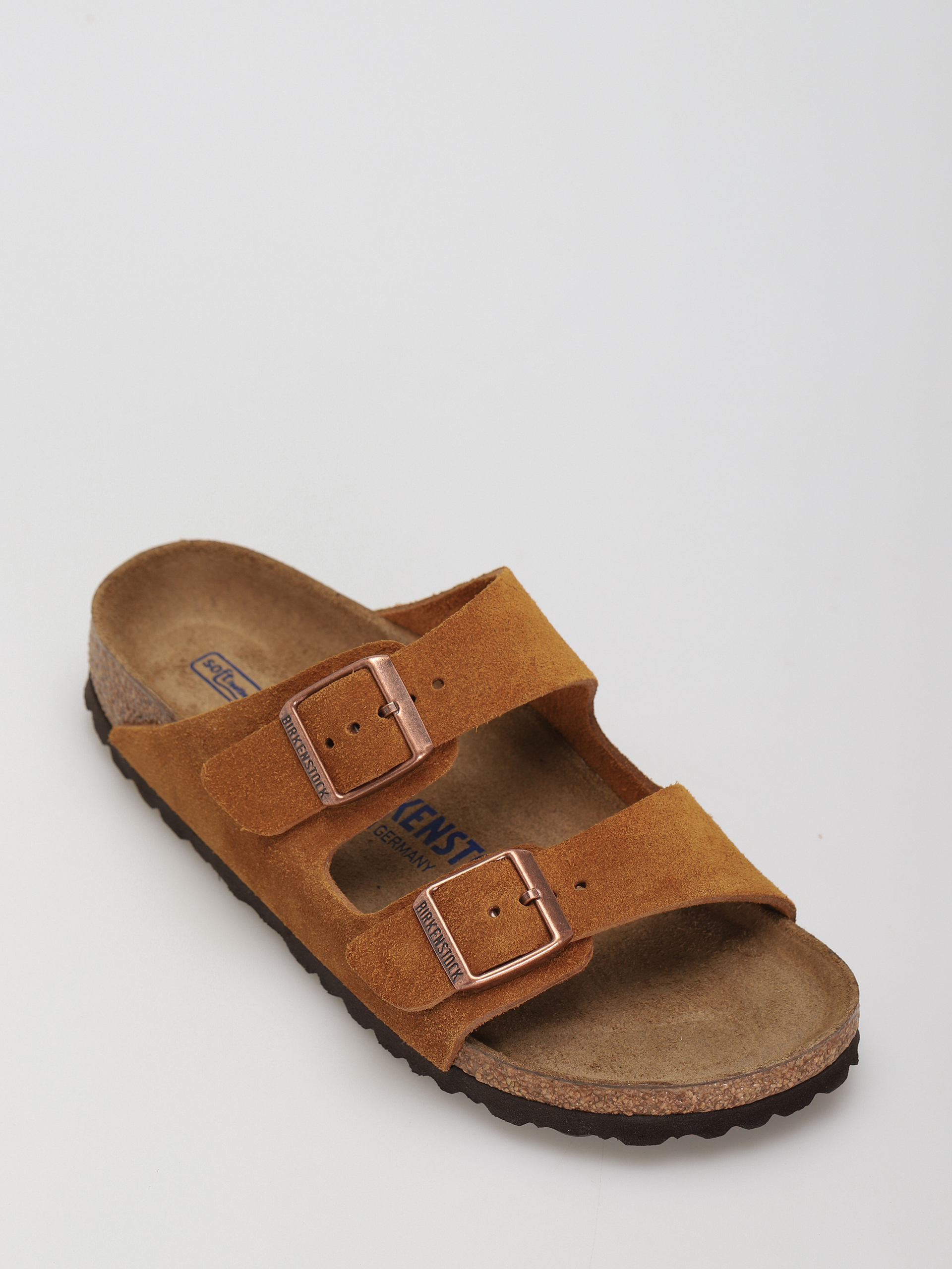 Klapki Birkenstock Arizona Sfb Narrow Wmn (mink suede leather)