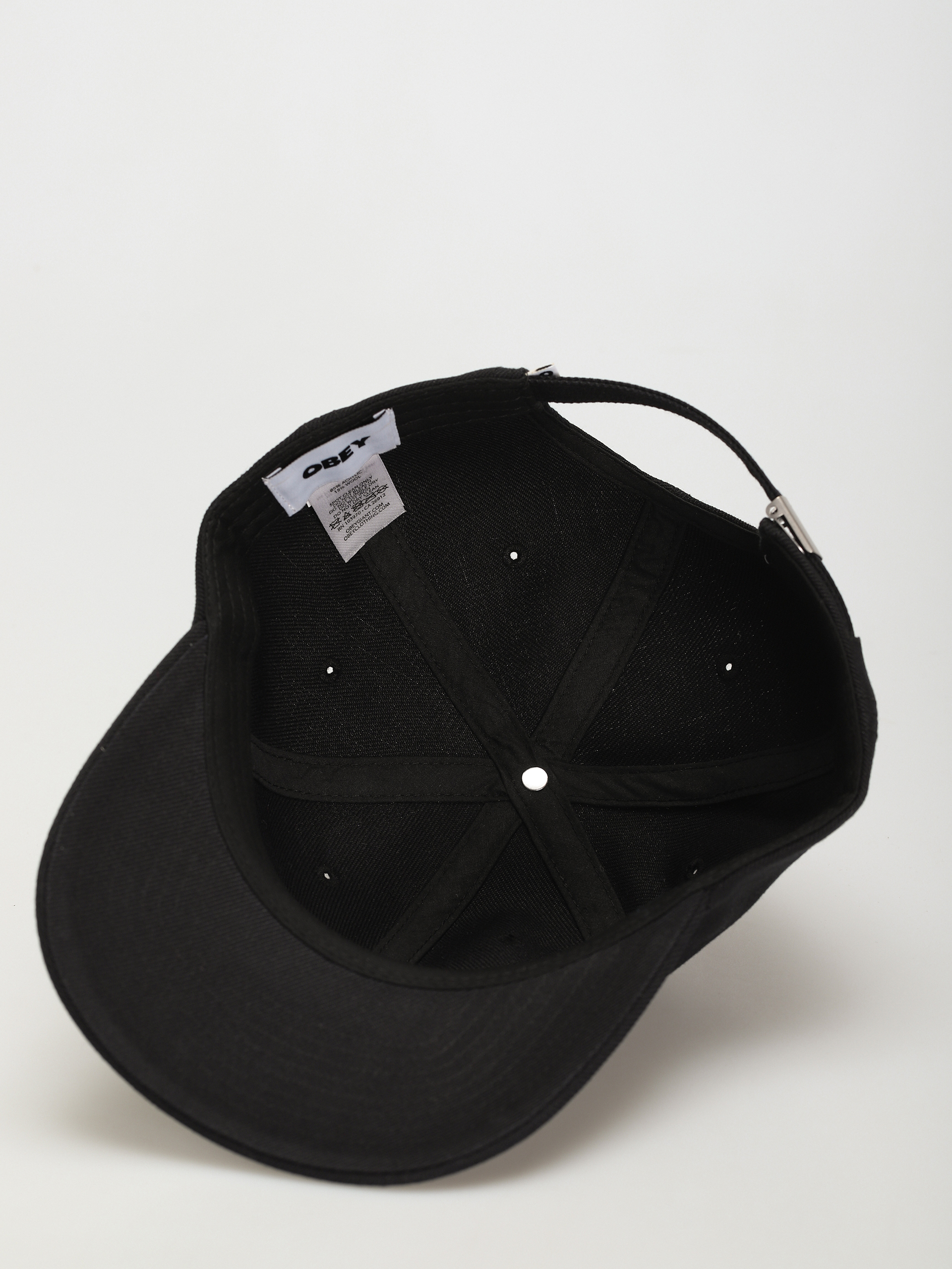 Czapka z daszkiem OBEY Bishop 6 Panel (black)