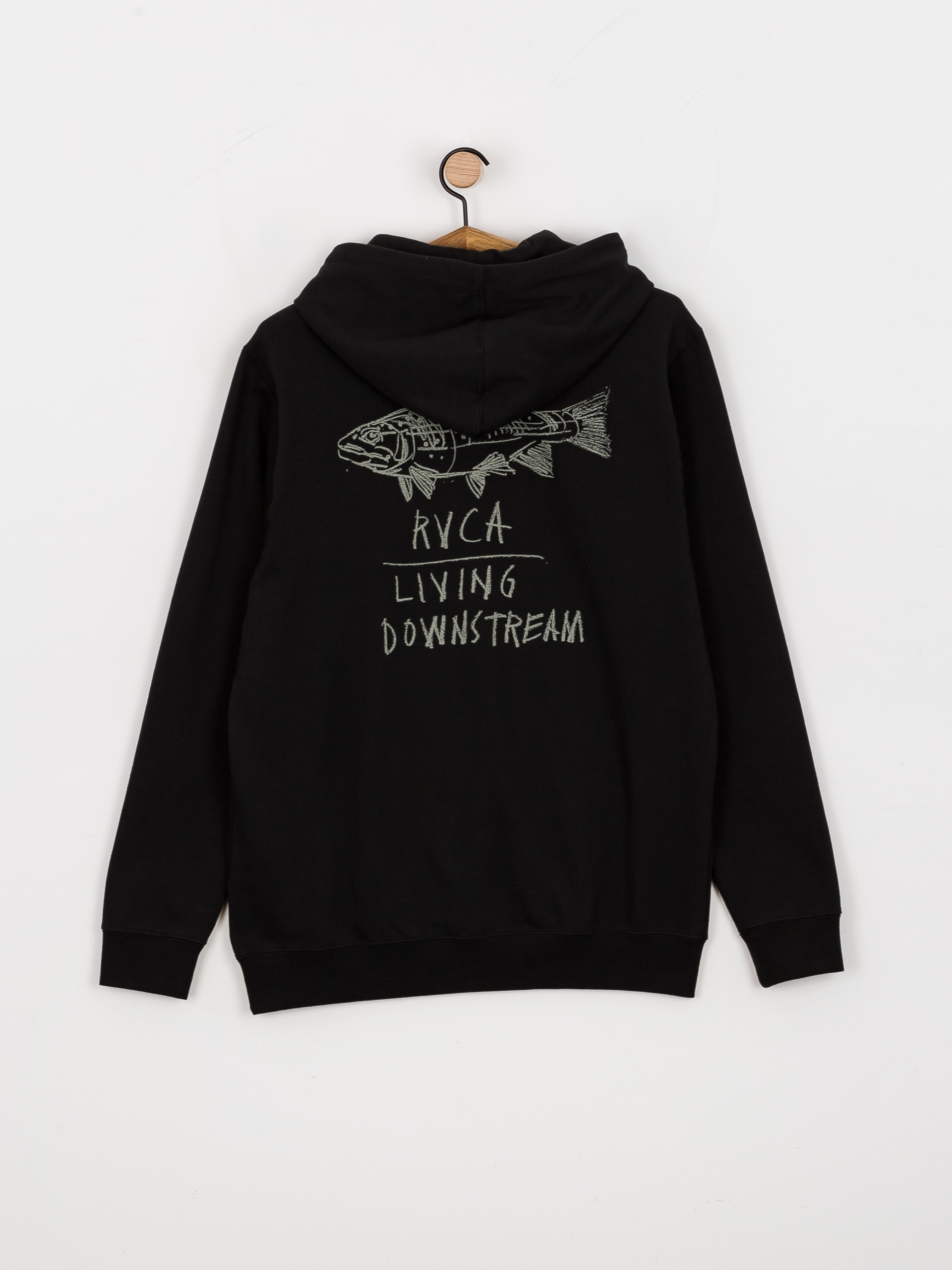 Bluza z kapturem RVCA Downstream HD (black)