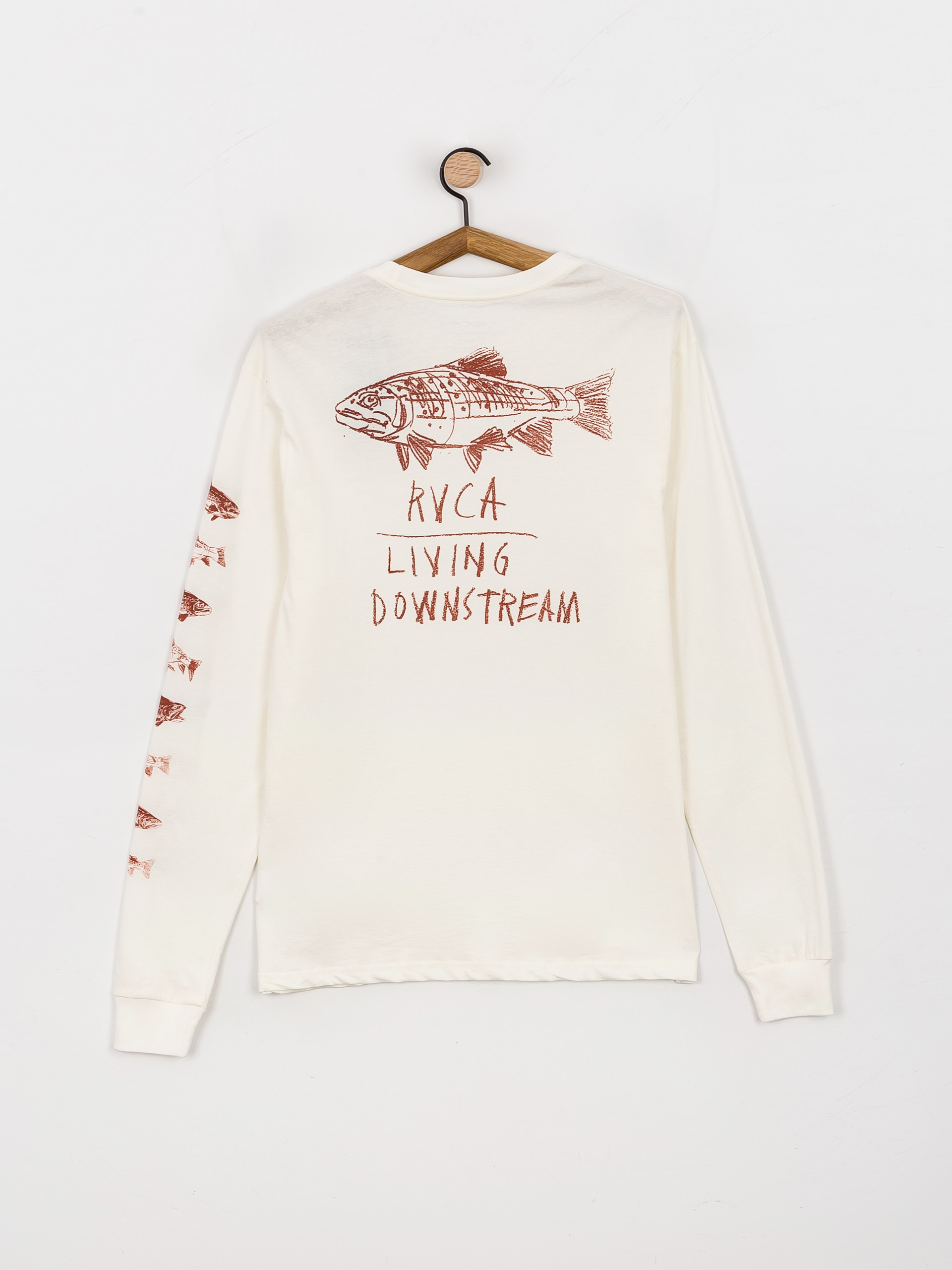 Longsleeve RVCA Downstream (antique white)