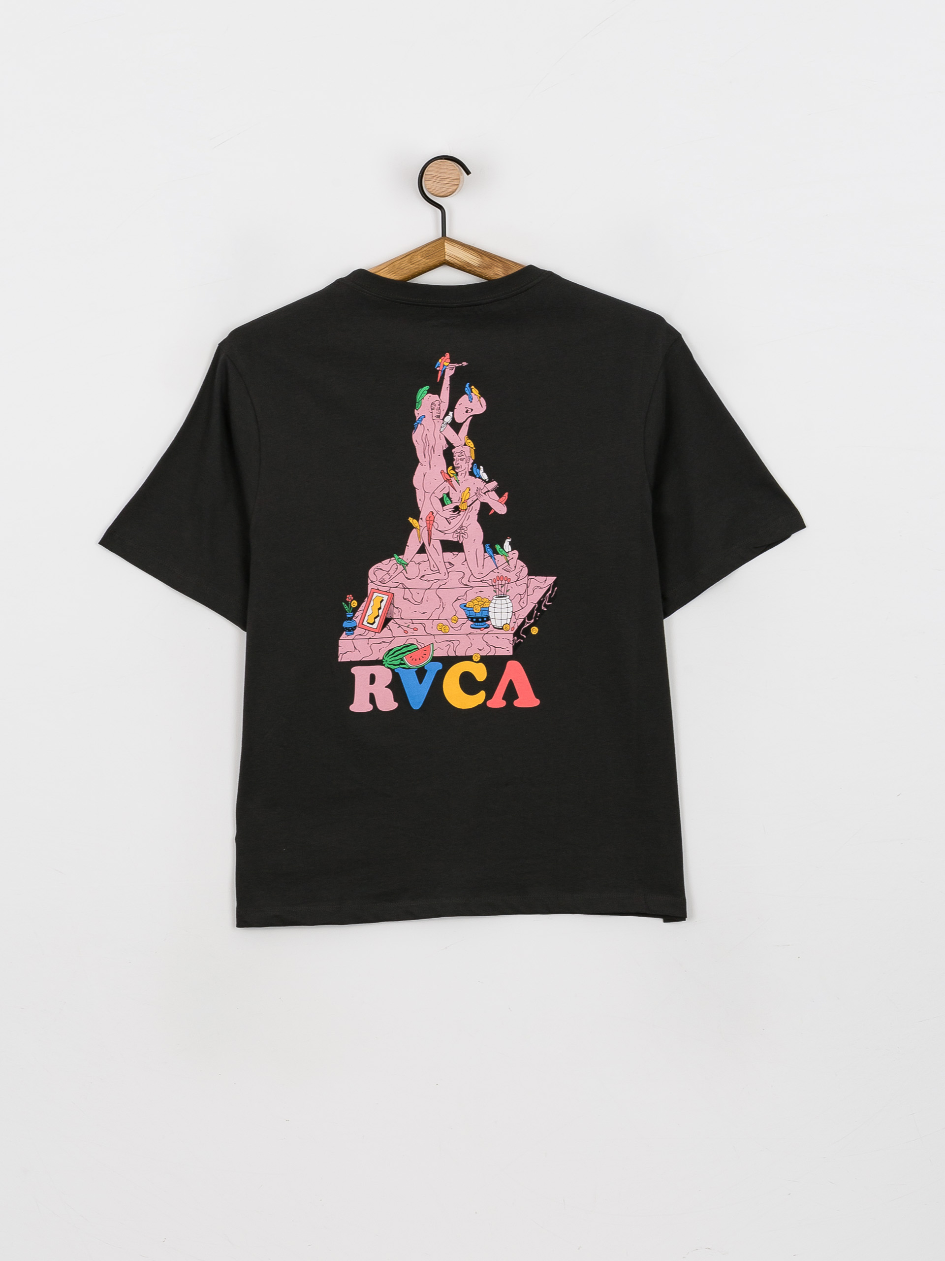 T-shirt RVCA Parrot Ice Anyday Wmn (pirate black)