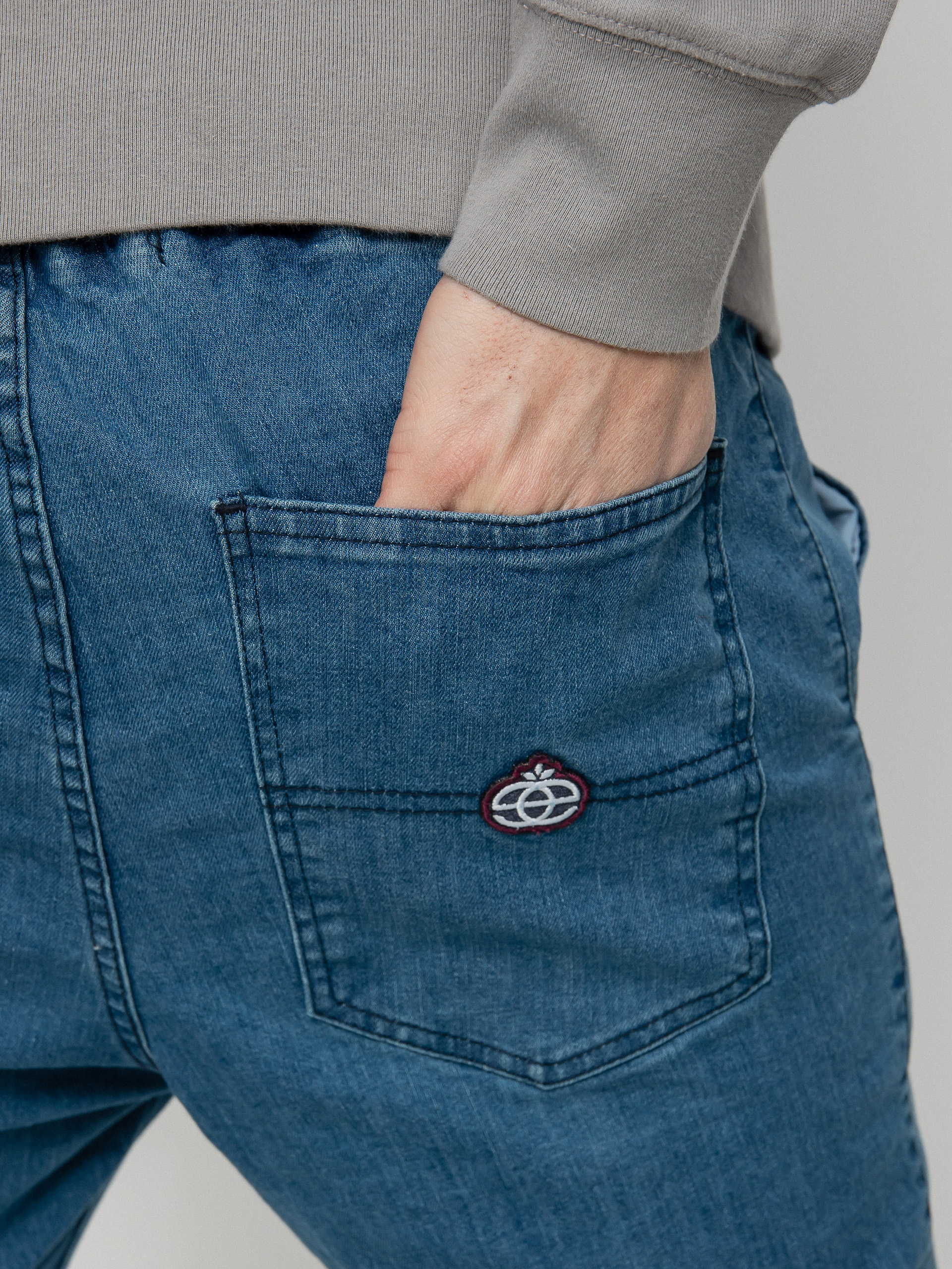 Spodnie Elade Jogger Icon Mini Logo (light blue denim)