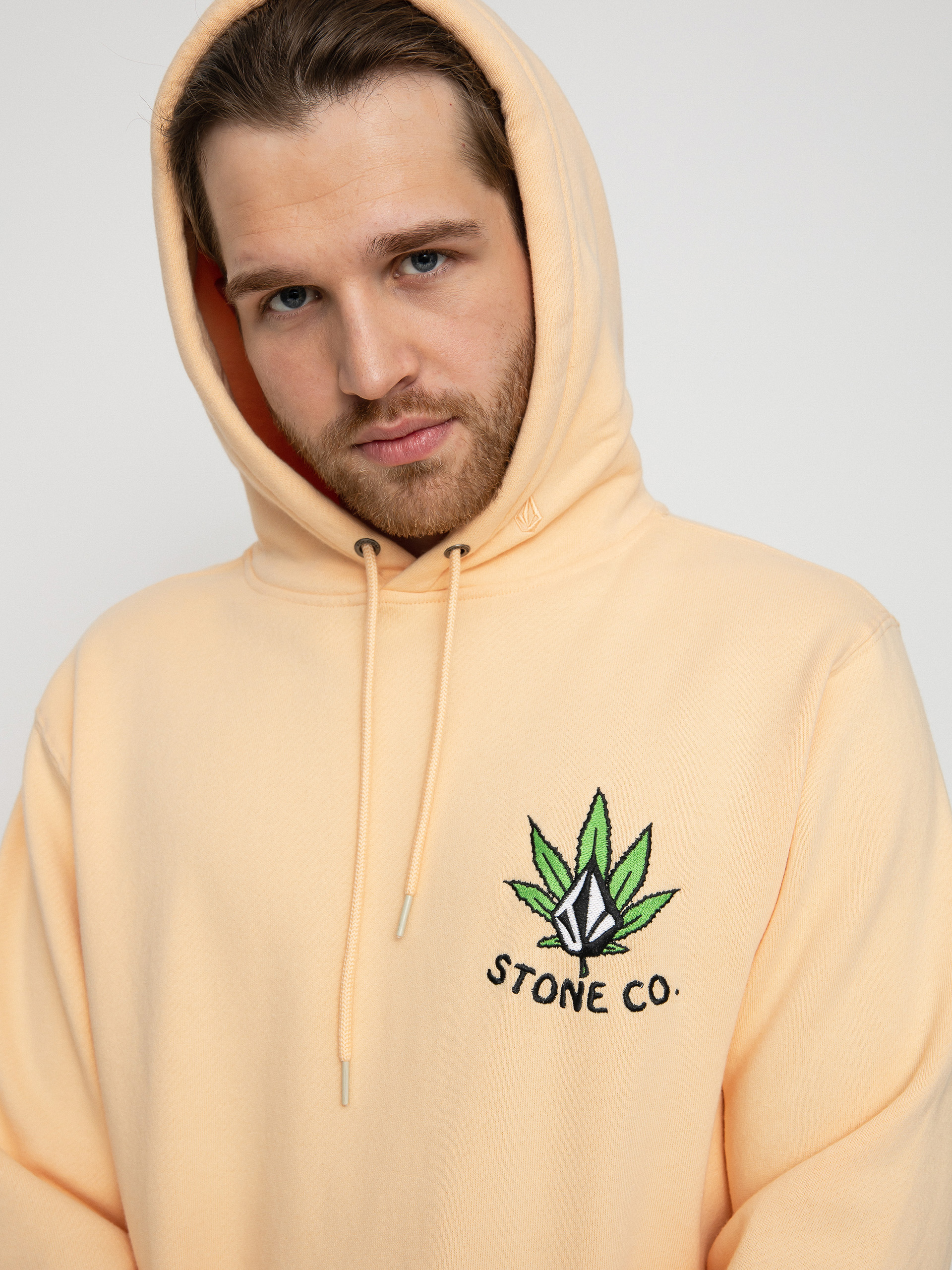 Bluza z kapturem Volcom Shockwave HD (cream blush)