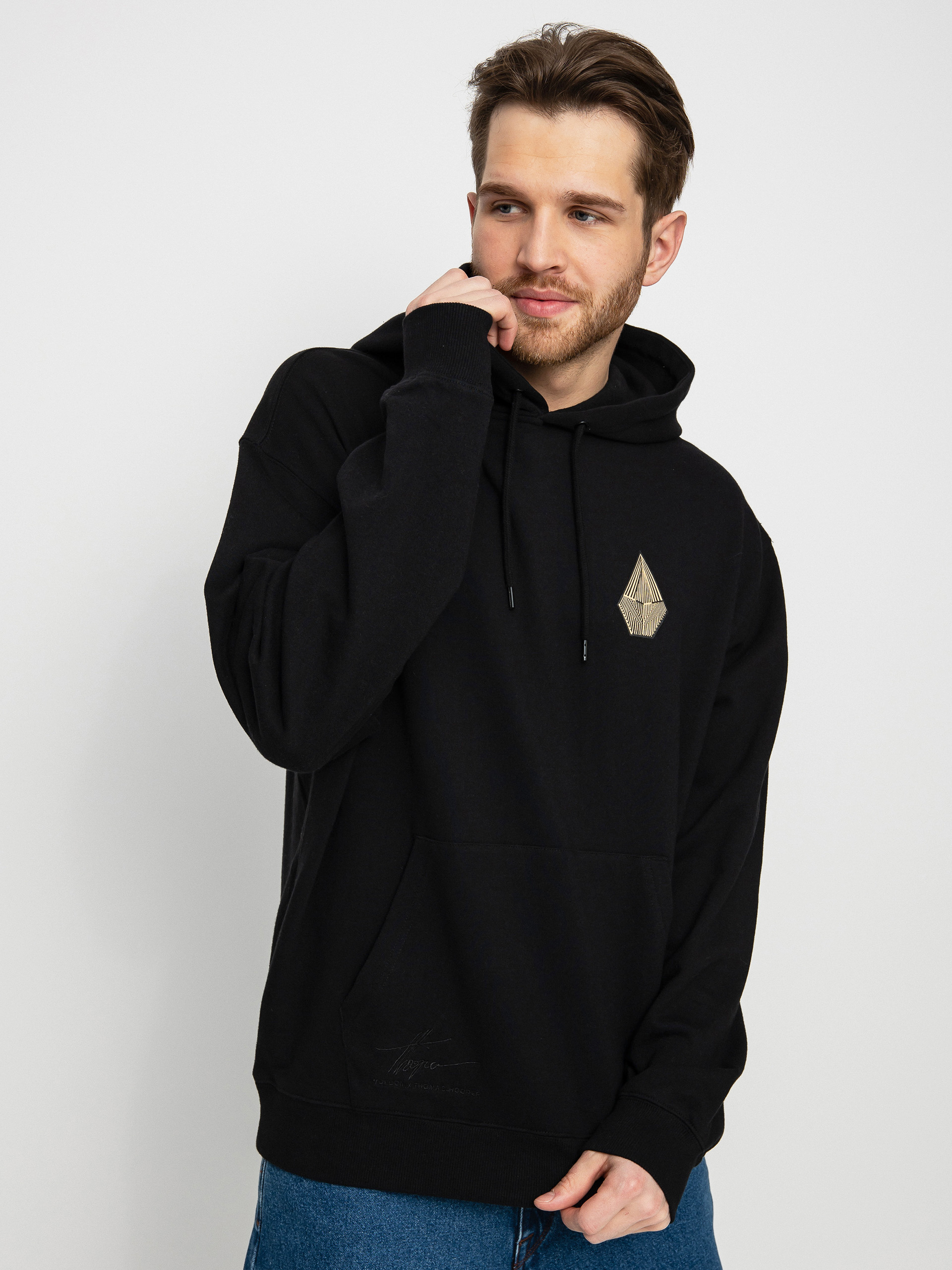 Bluza z kapturem Volcom Thomas Hooper HD (black)