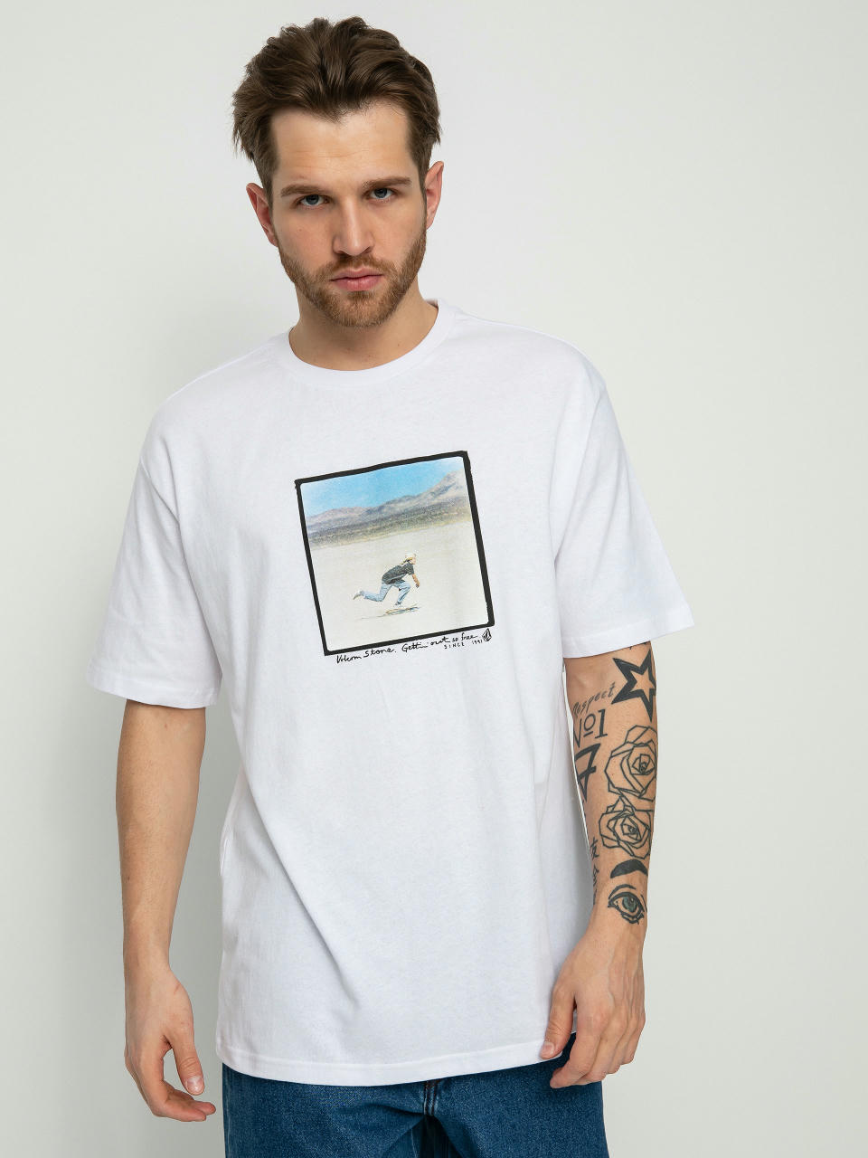 T-shirt Volcom Freeride (white)