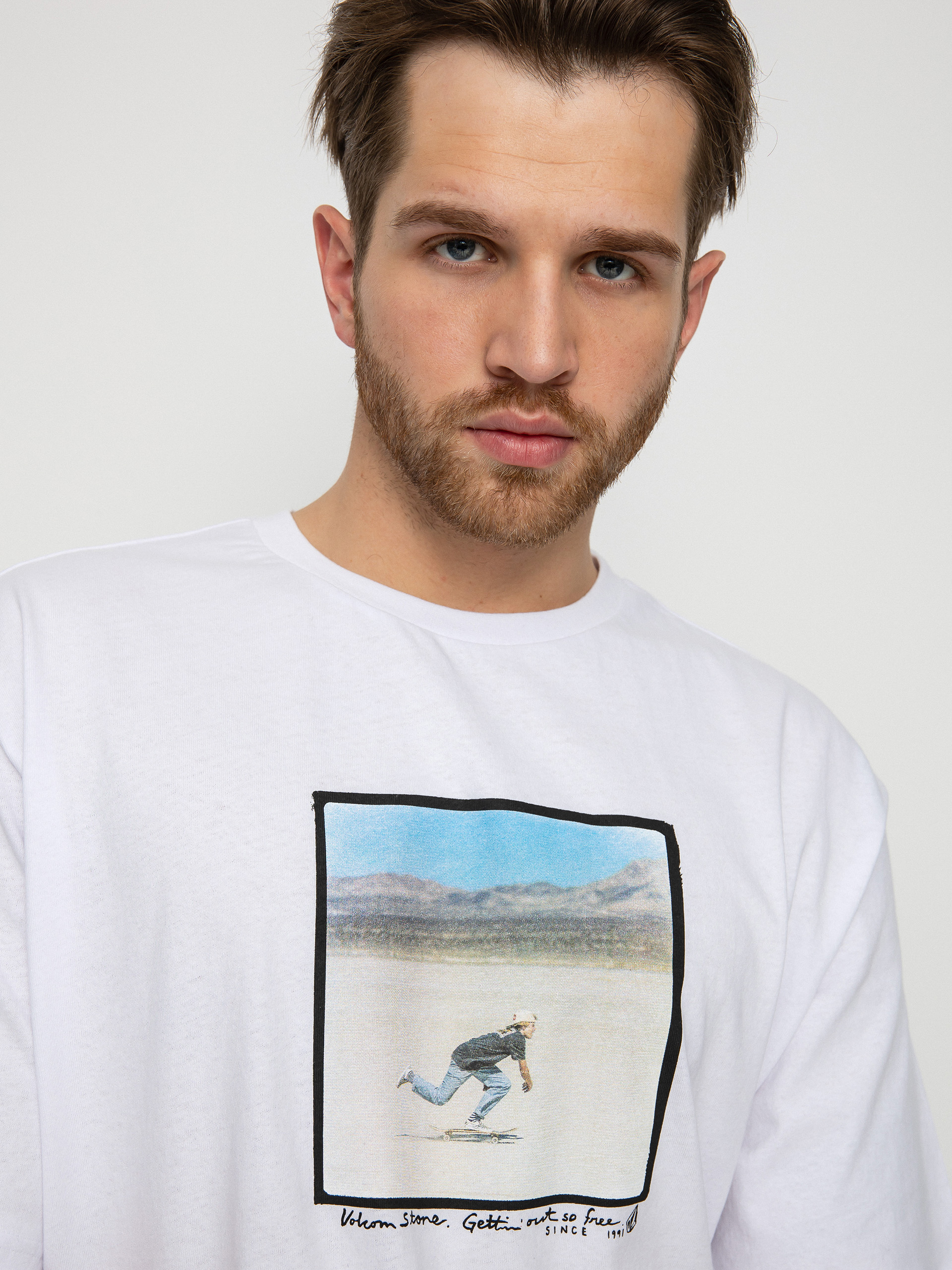 T-shirt Volcom Freeride (white)