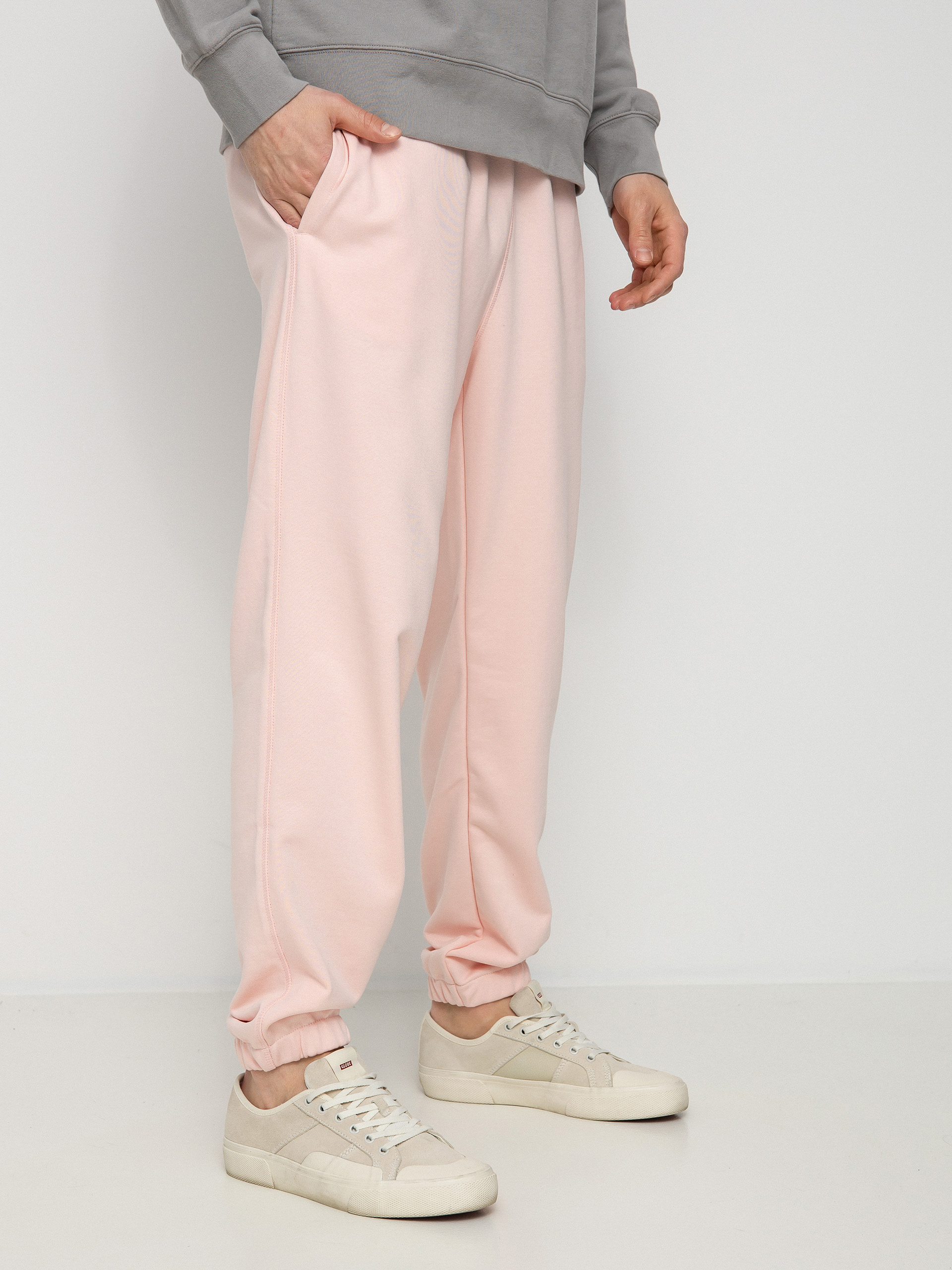 Spodnie New Balance Essentials Uni Ssentials (pink)
