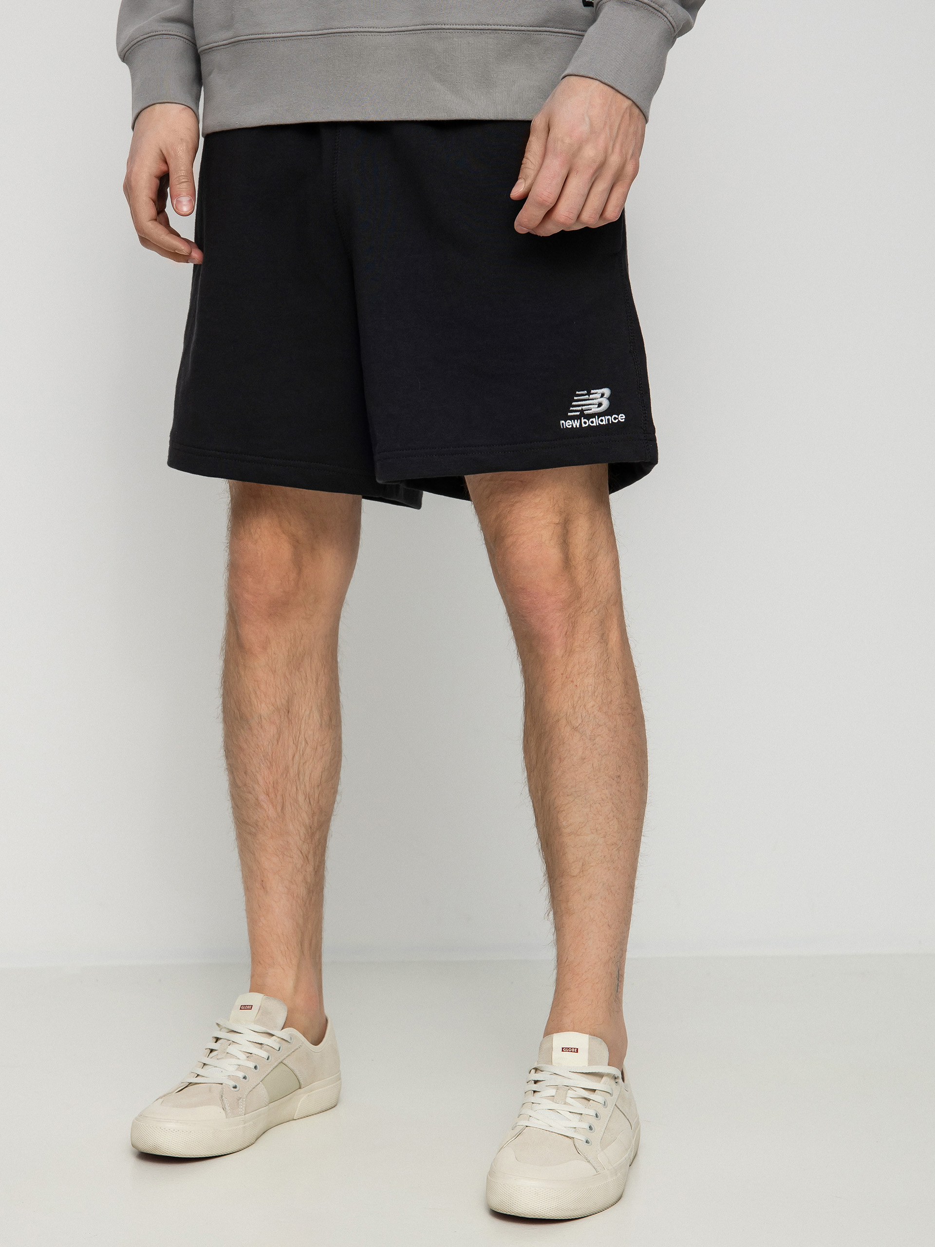 Szorty New Balance Essentials Uni Ssentials (black)