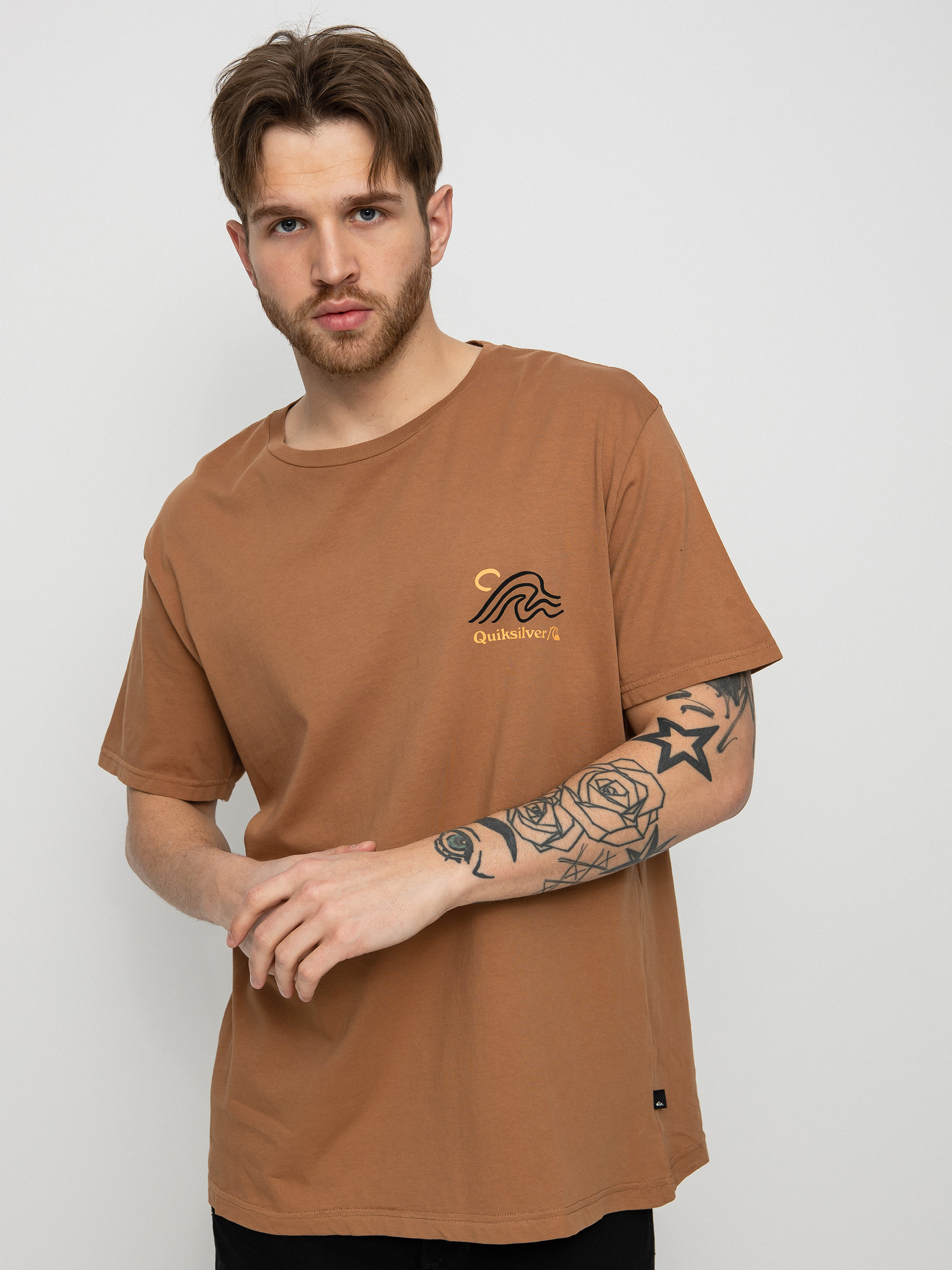 T-shirt Quiksilver Slow Mover (chipmunk)