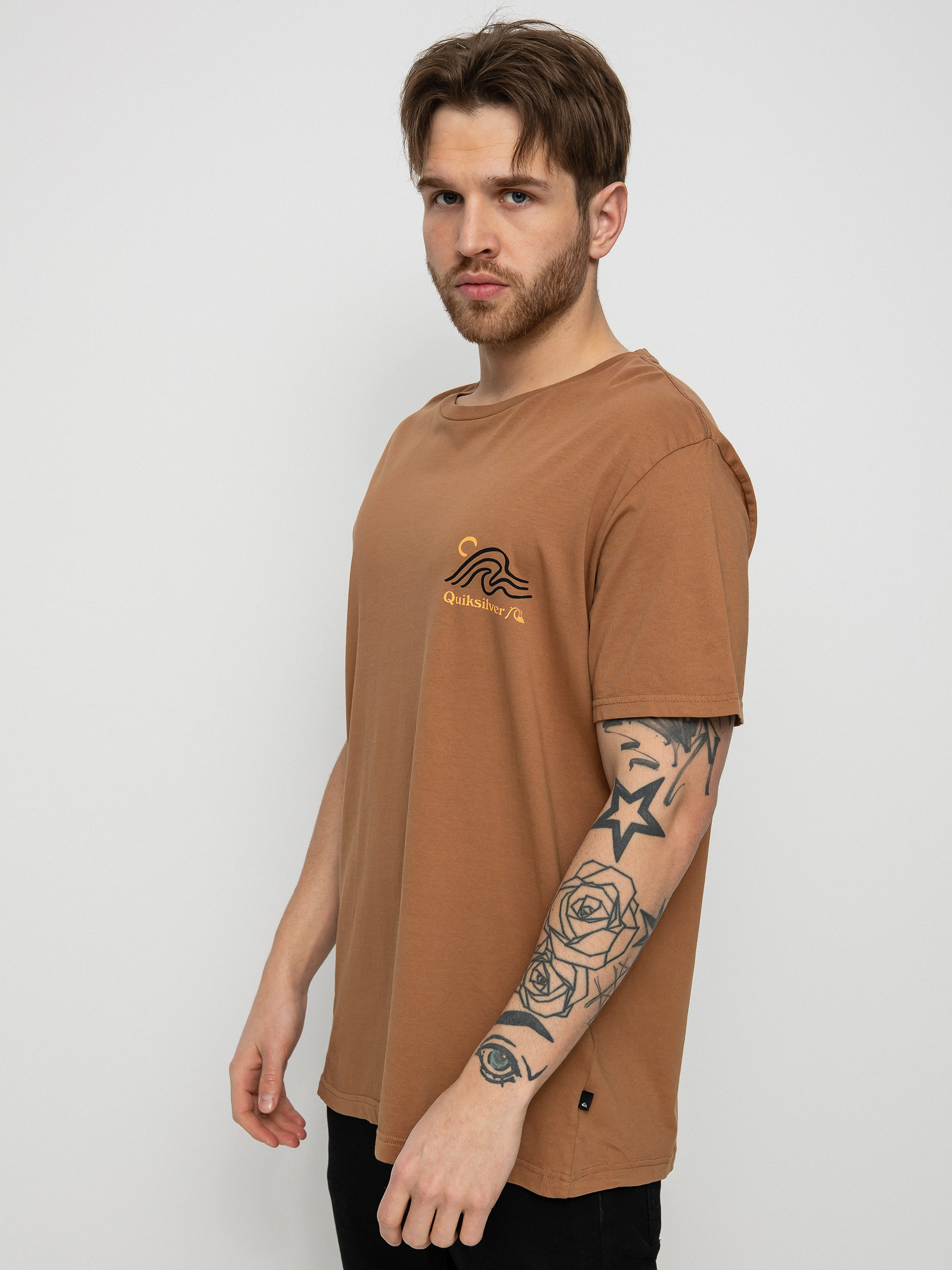T-shirt Quiksilver Slow Mover (chipmunk)