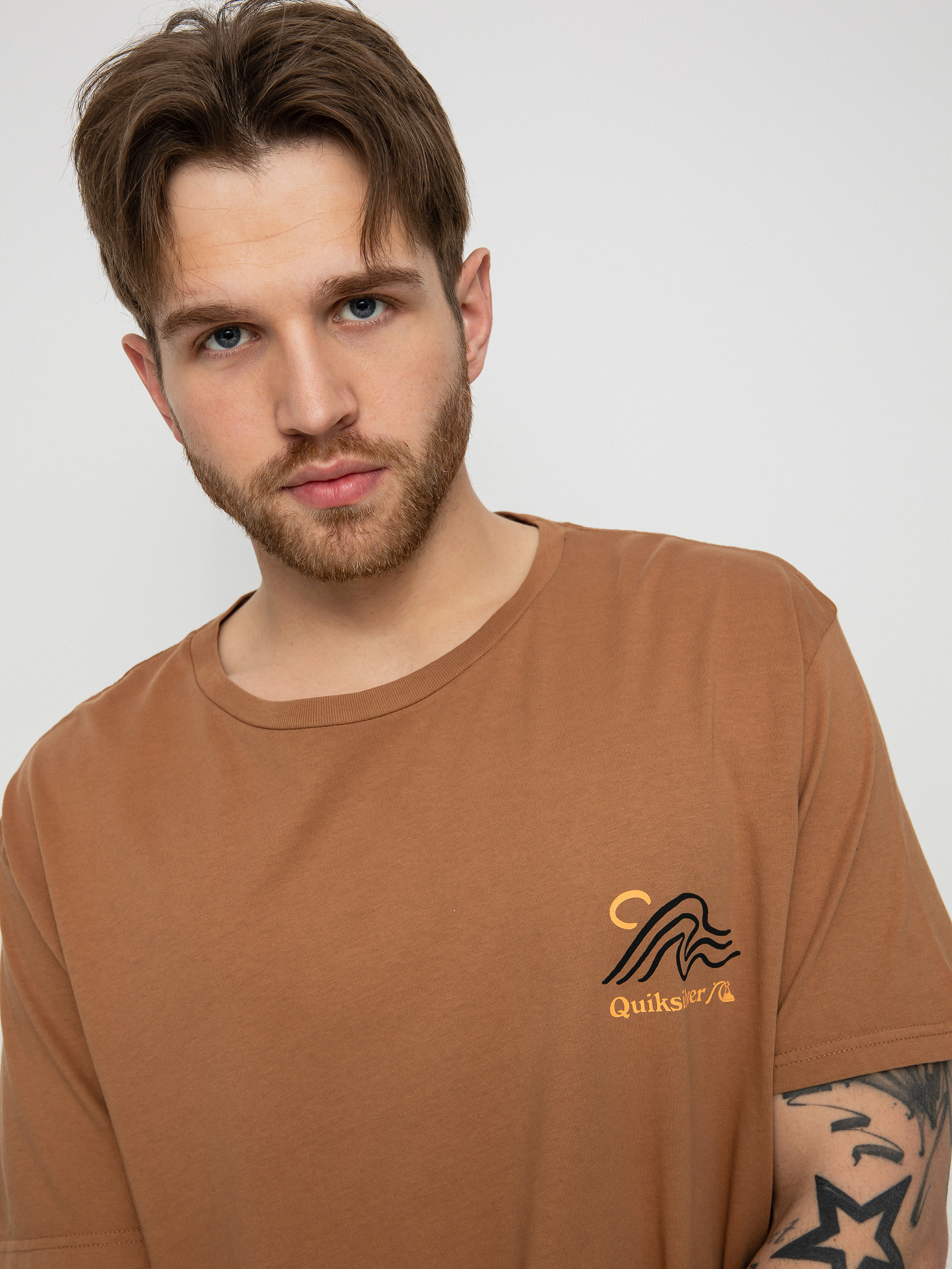 T-shirt Quiksilver Slow Mover (chipmunk)