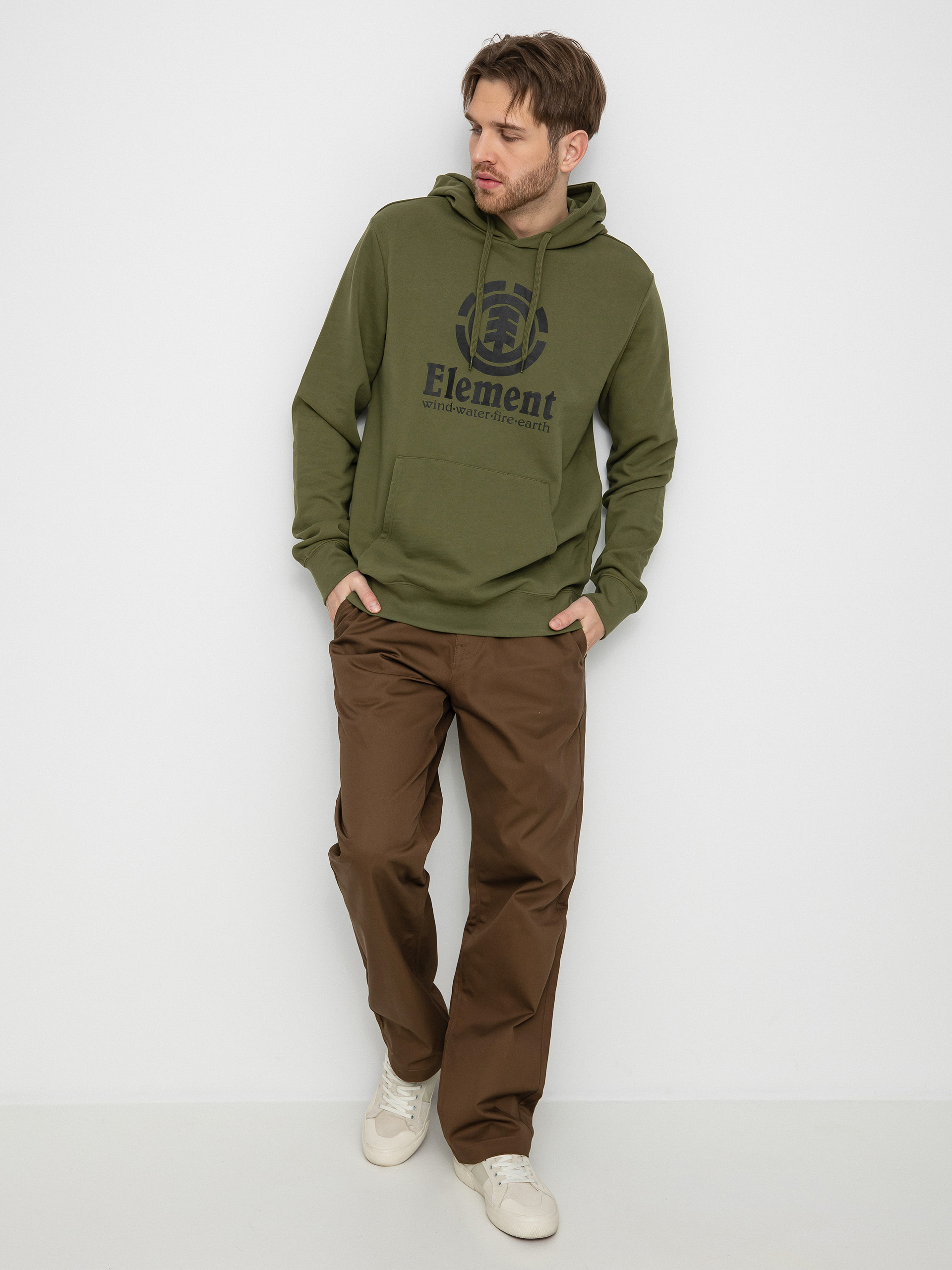 Bluza z kapturem Element Vertical (winter moss)