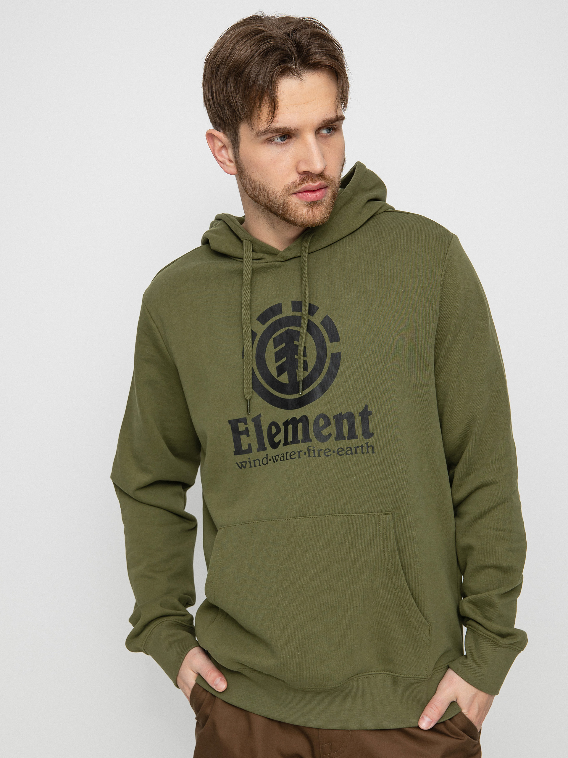 Bluza z kapturem Element Vertical (winter moss)