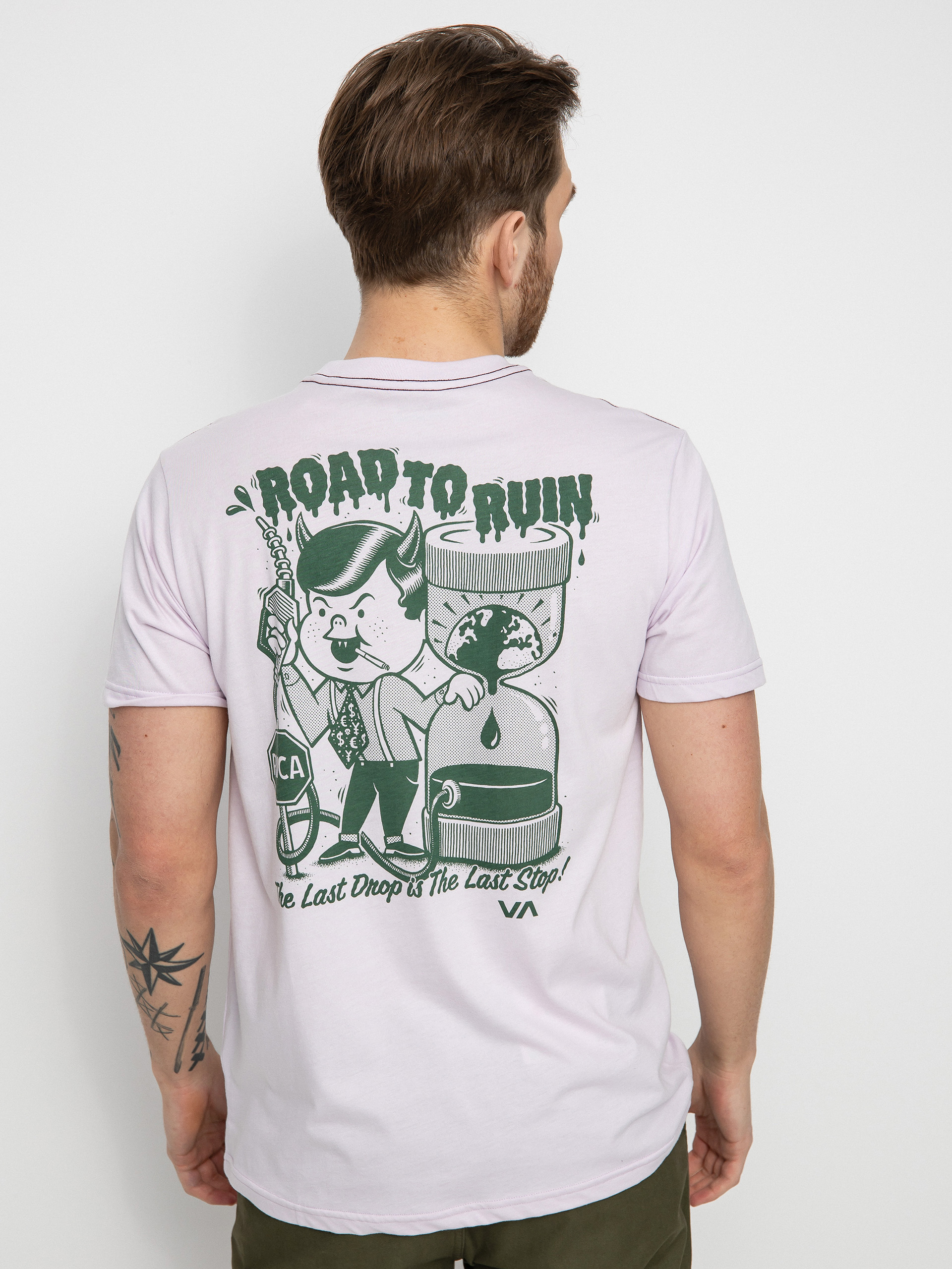 T-shirt RVCA Road To Ruin (blush)