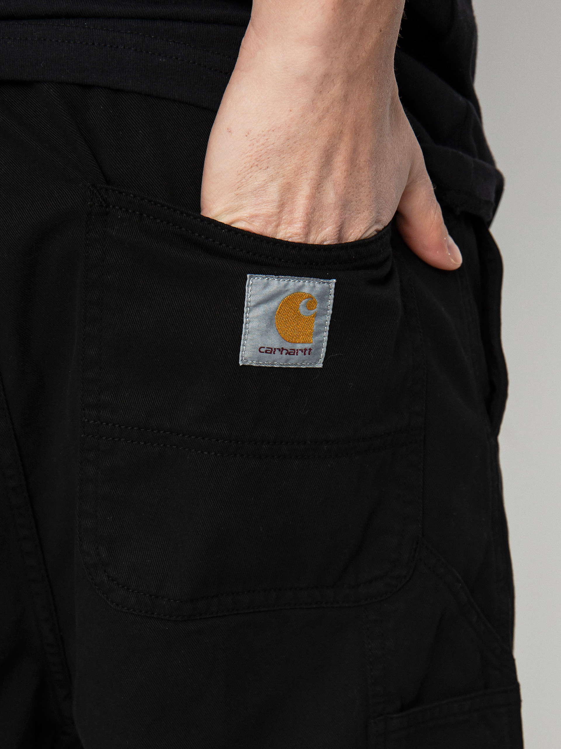 Szorty Carhartt WIP Flint (black)