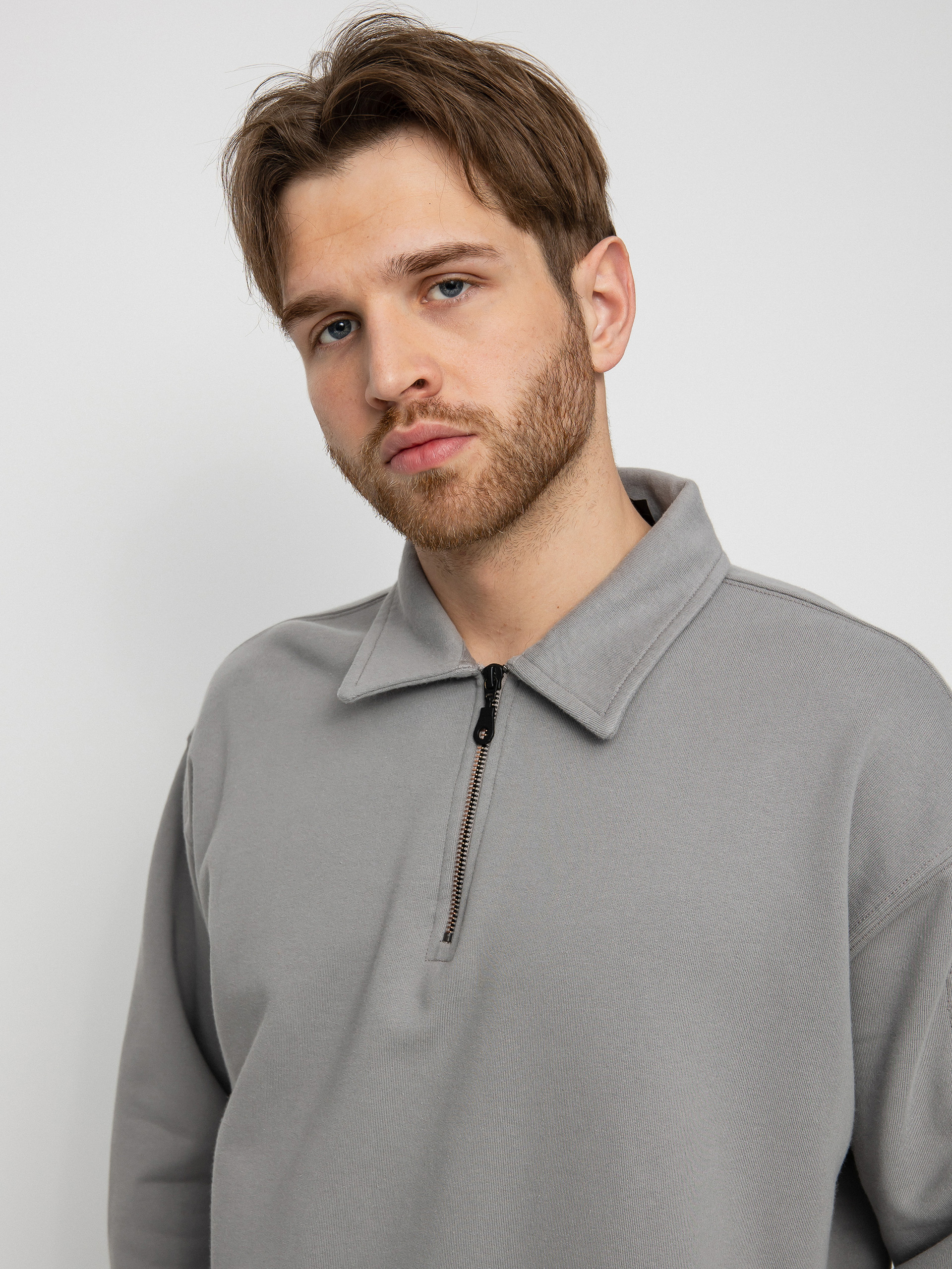 Bluza Levi's® Skate New Quarter Zip (cliff grey)