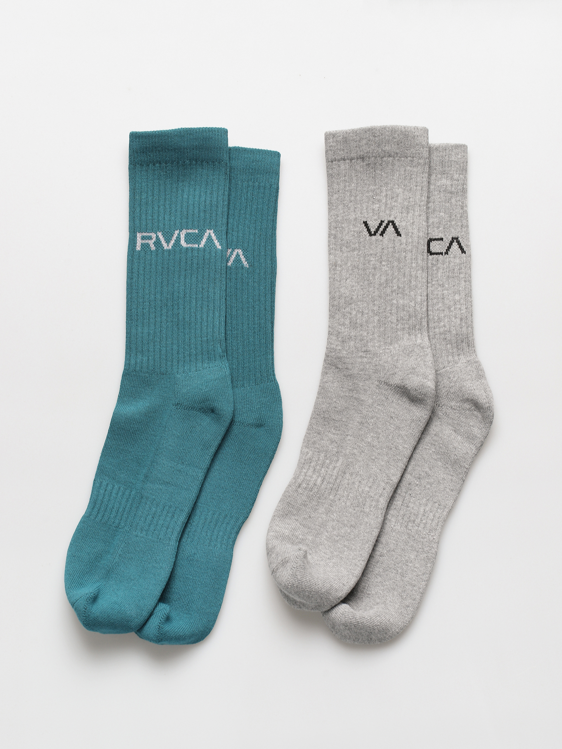 Skarpetki RVCA 2Pk Basic Logo Crew (blue)
