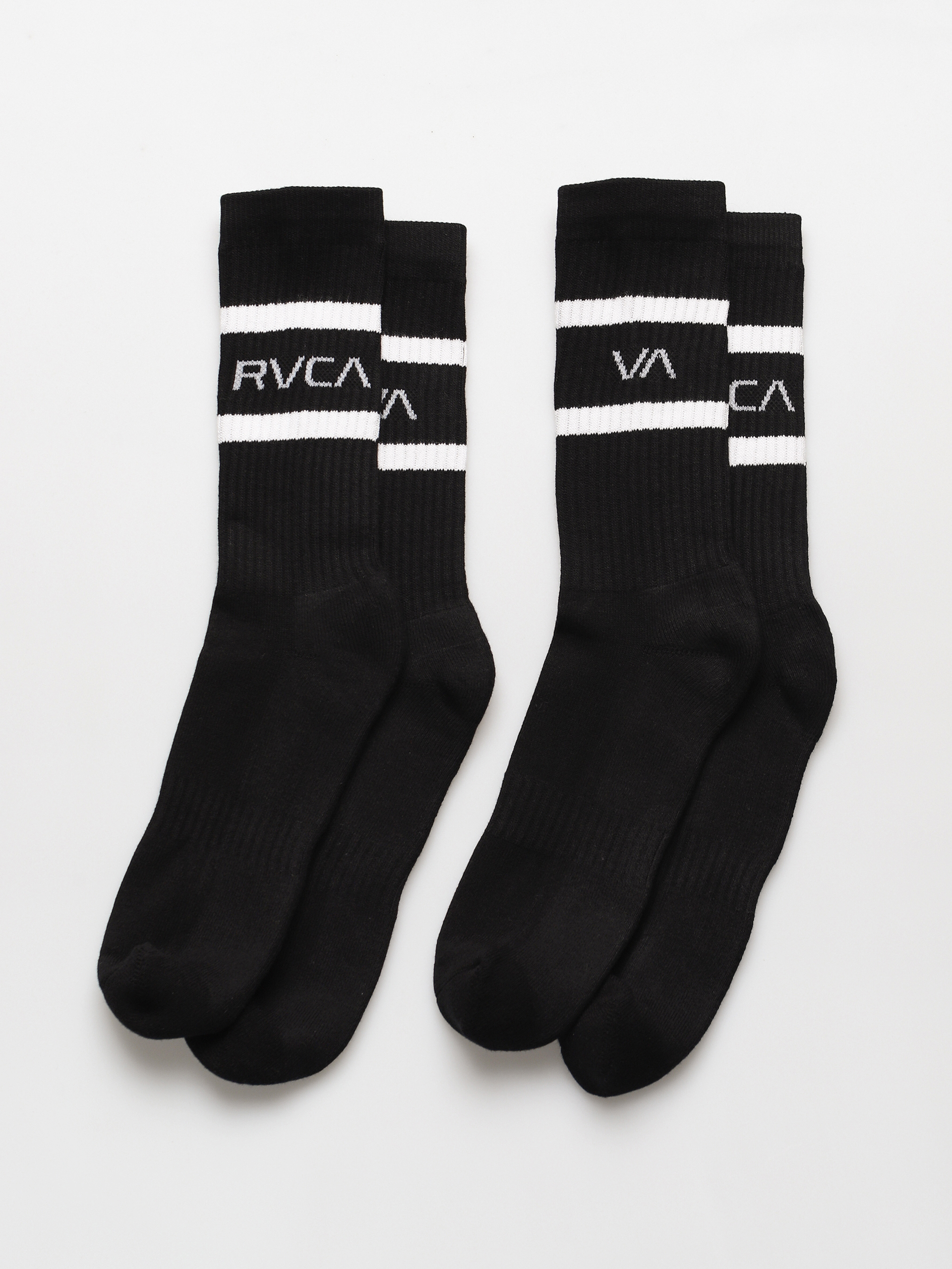 Skarpetki RVCA 2 Pk Striped Crew (black)