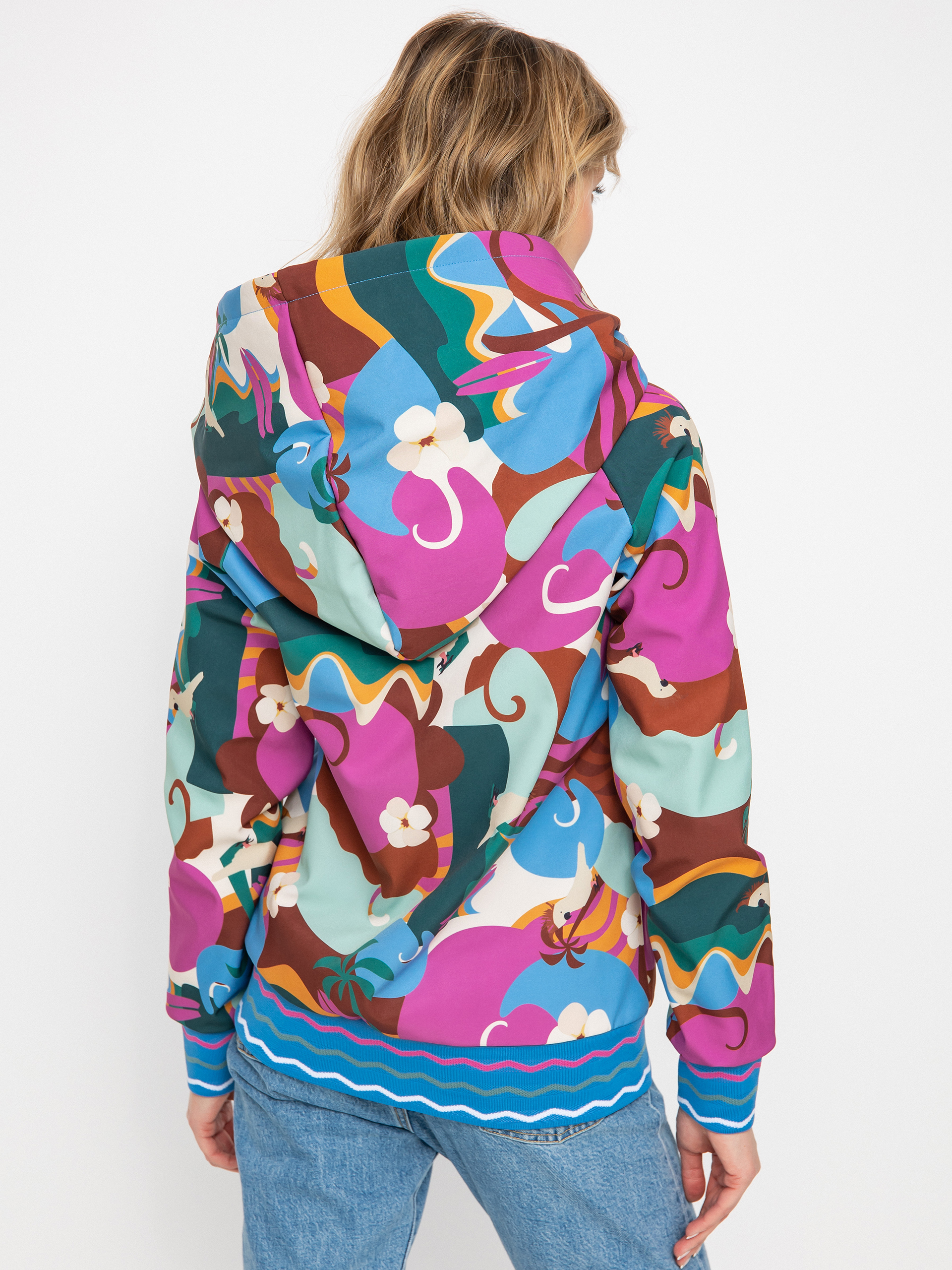 Bluza z kapturem Femi Stories Wave ZHD Wmn (apr)