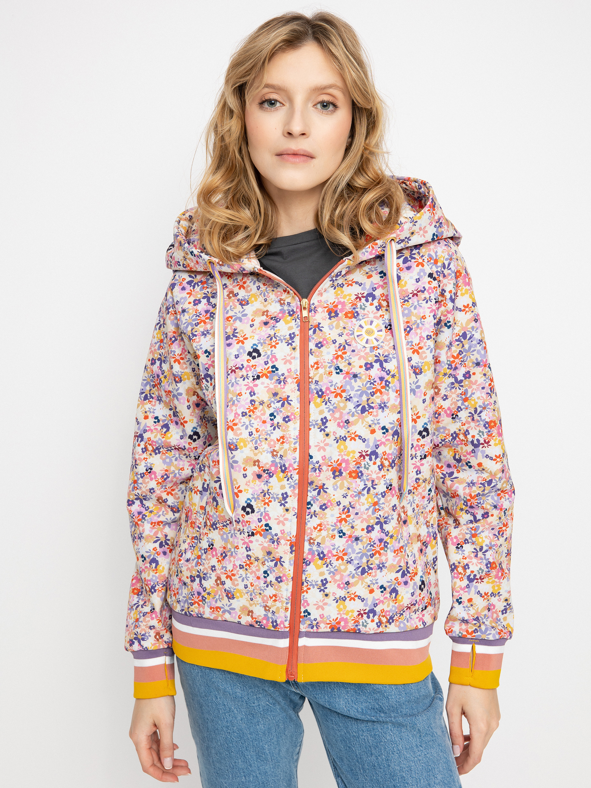 Bluza z kapturem Femi Stories Wave ZHD Wmn (hmdw)