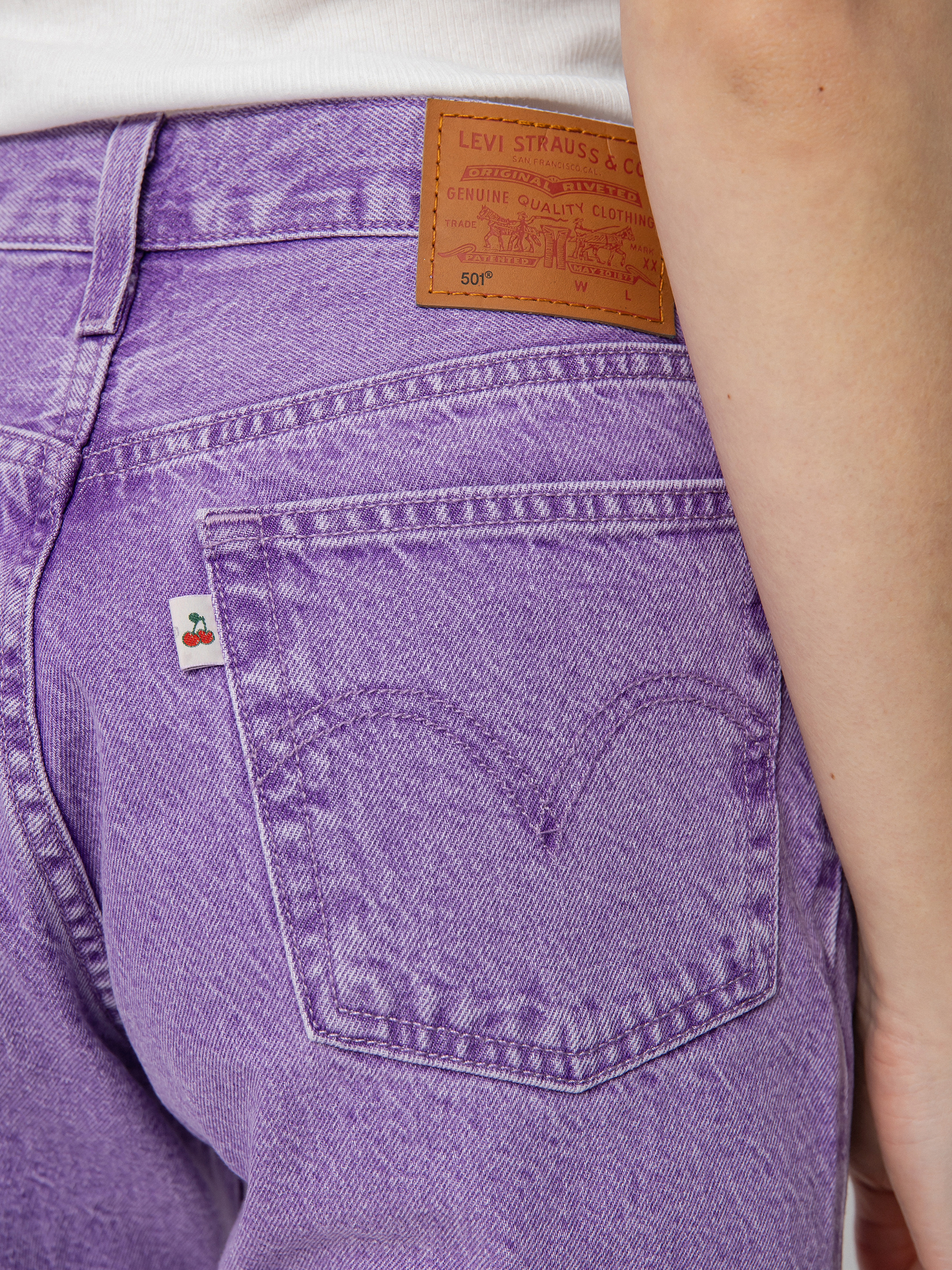 Spodnie Levi's® 501 Crop Wmn (botanical lavender)