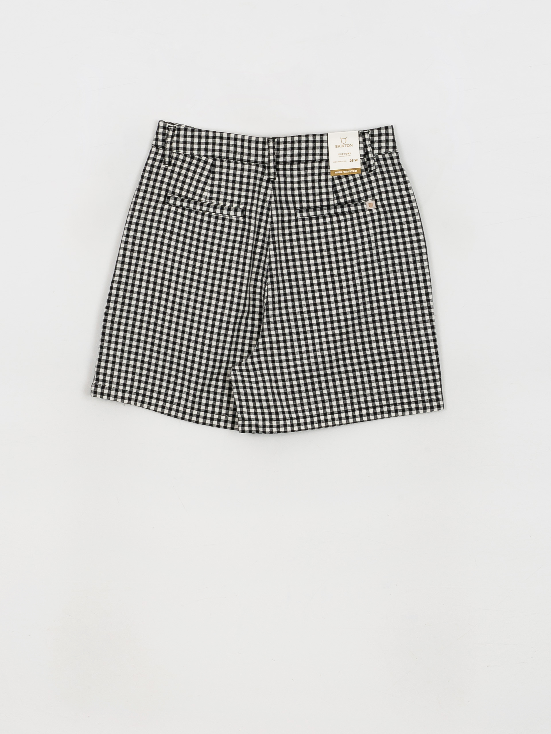 Szorty Brixton Victory Trouser Wmn (black gingham)