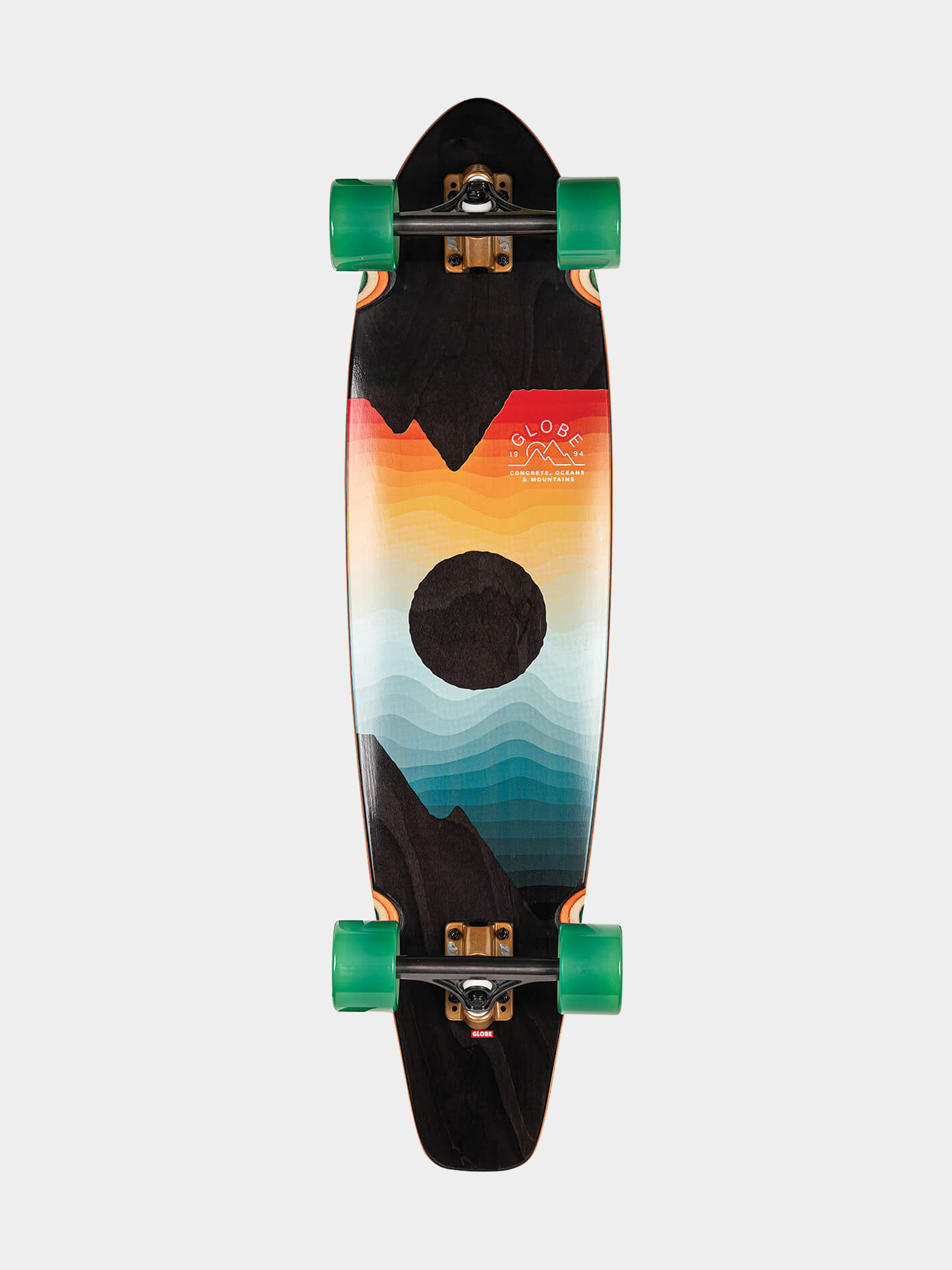 Longboard Globe Arcadia (black maple/chromeset)