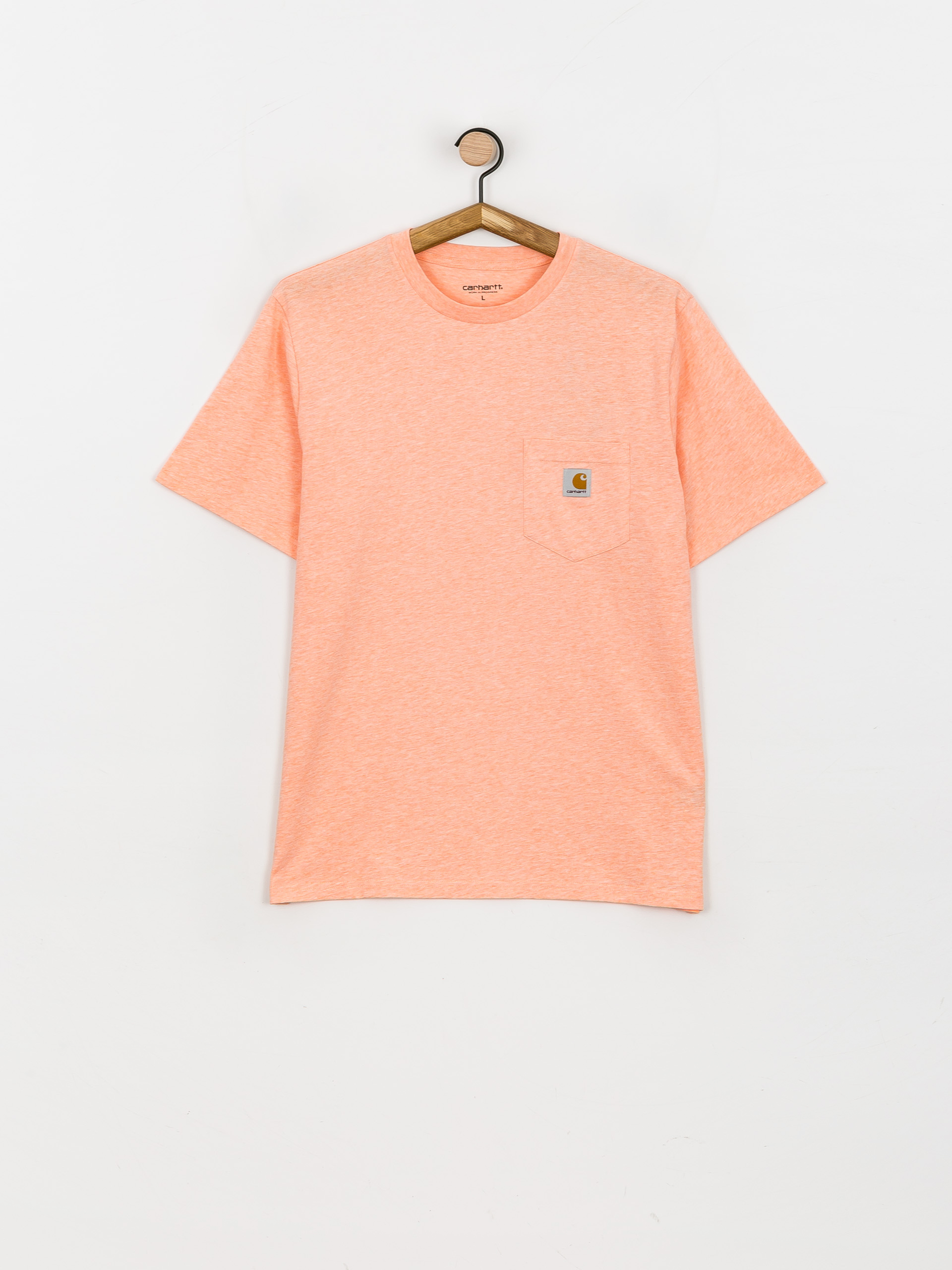 T-shirt Carhartt WIP Pocket (grapefruit heather)