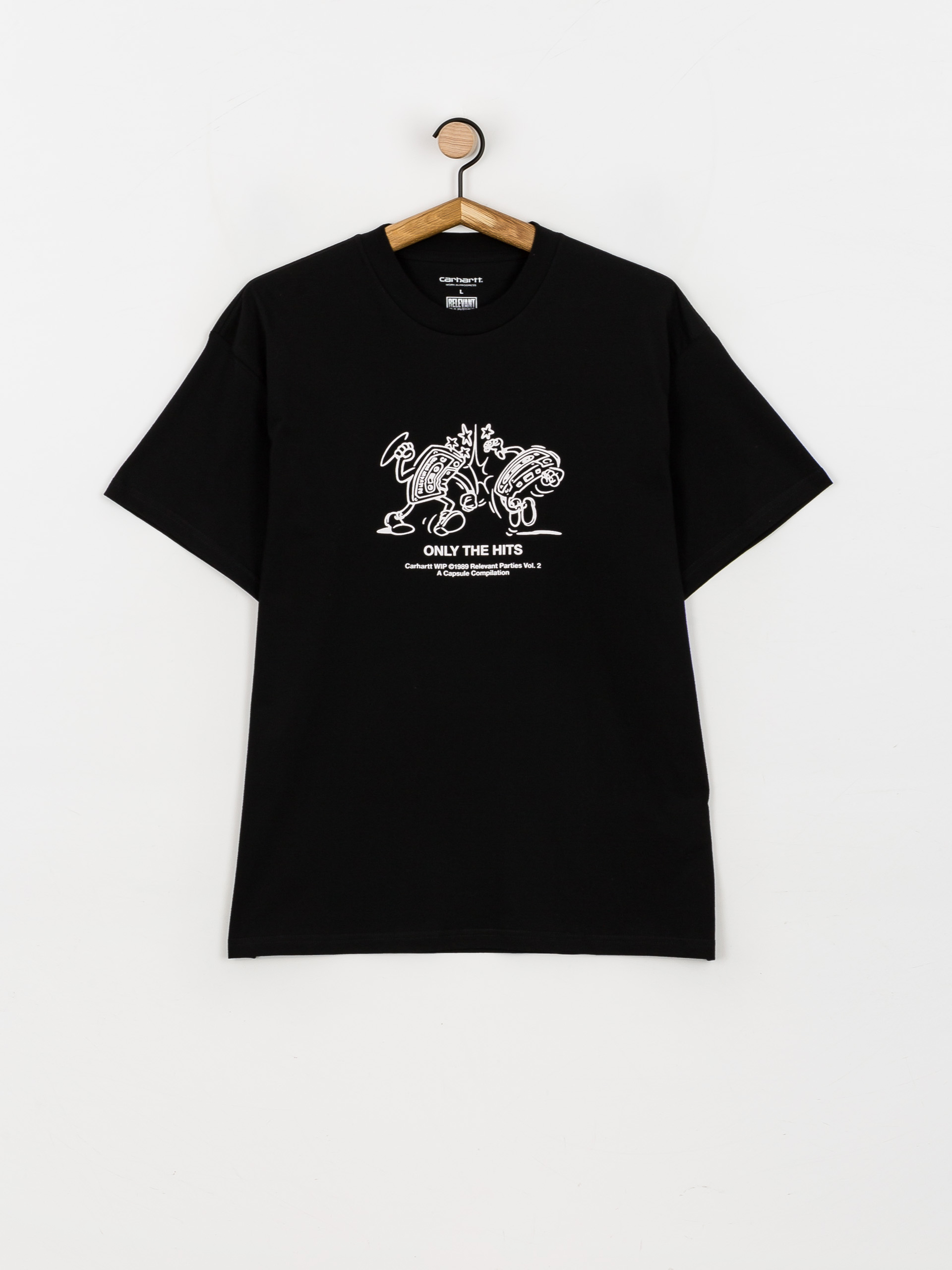 T-shirt Carhartt WIP X Relevant Parties Vol 2 (black/white)