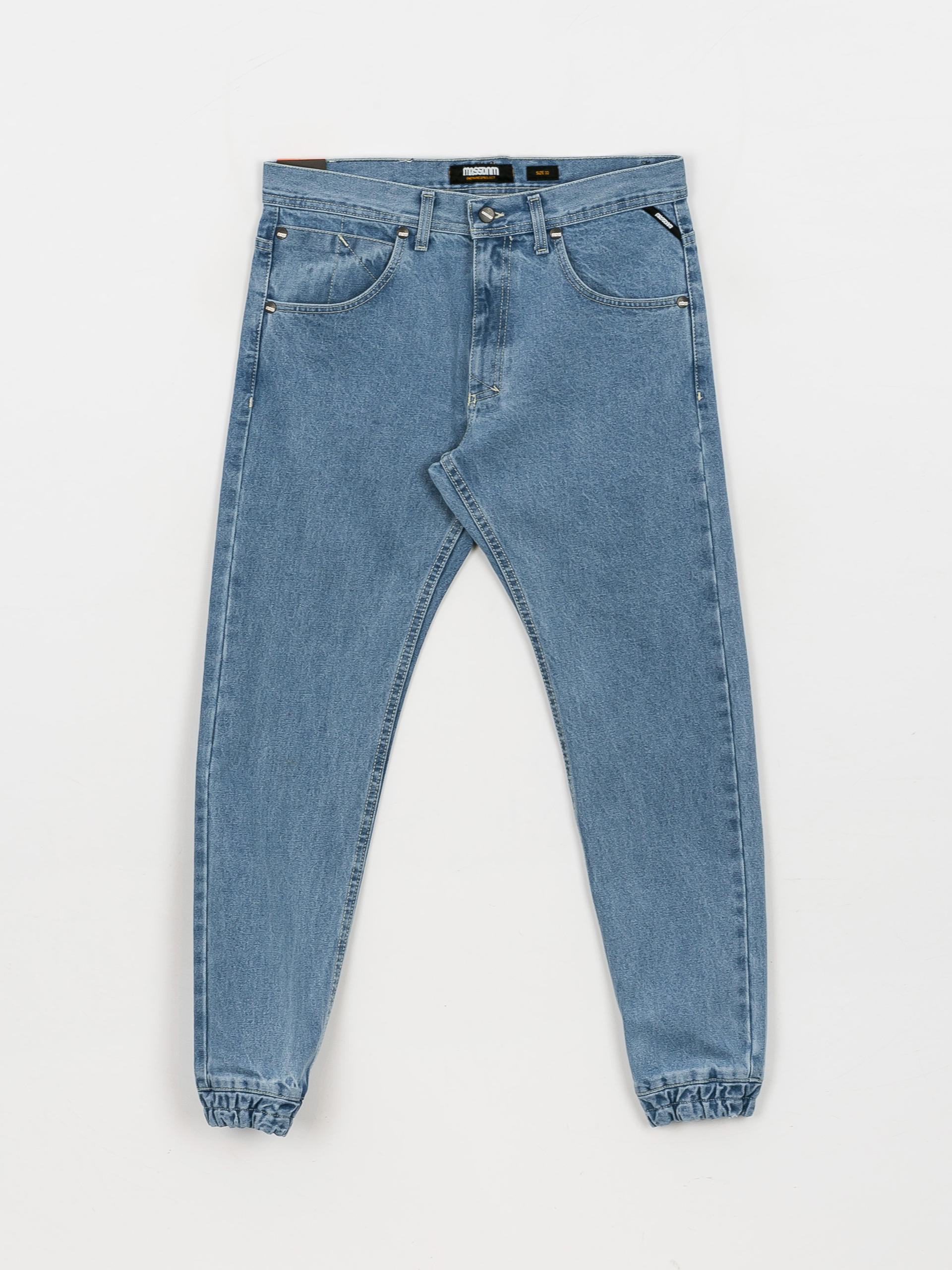 Spodnie MassDnm Base Joggers Jeans (light blue)