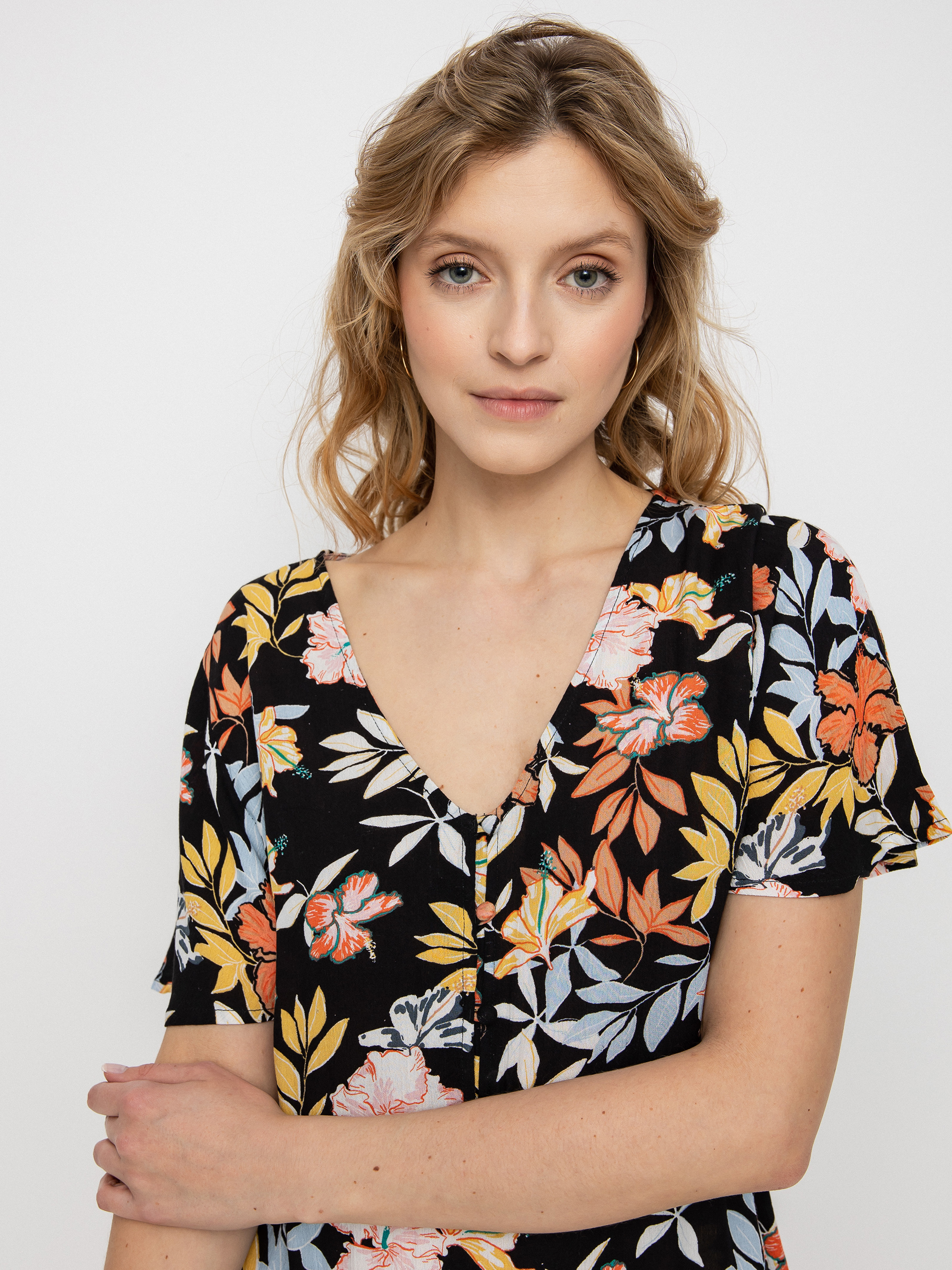 Sukienka Roxy Sunny Summer Wmn (anthracite island vibes)